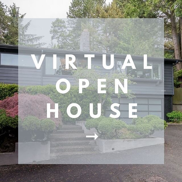 Virtual Open House 🏡 3808 SW Jerald Way
Sat at 1pm on Facebook Live @ Mel Marzahl - Realtor 👩🏼&zwj;💻
.
Join me in real time to tour this renovated Bridlemile midcentury stunner. 😍 Moody on the outside, bright and clean on the inside. This two-le