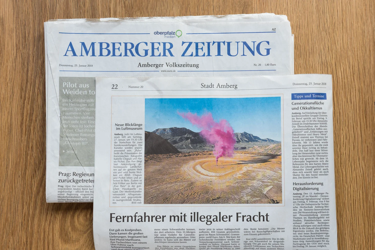 Isabelle and Alexis - Amberger Zeitung.jpg
