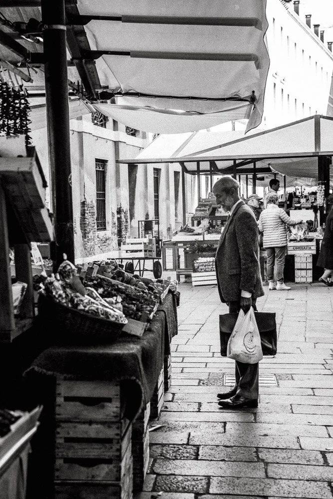 Man at Rialto Market, Venice