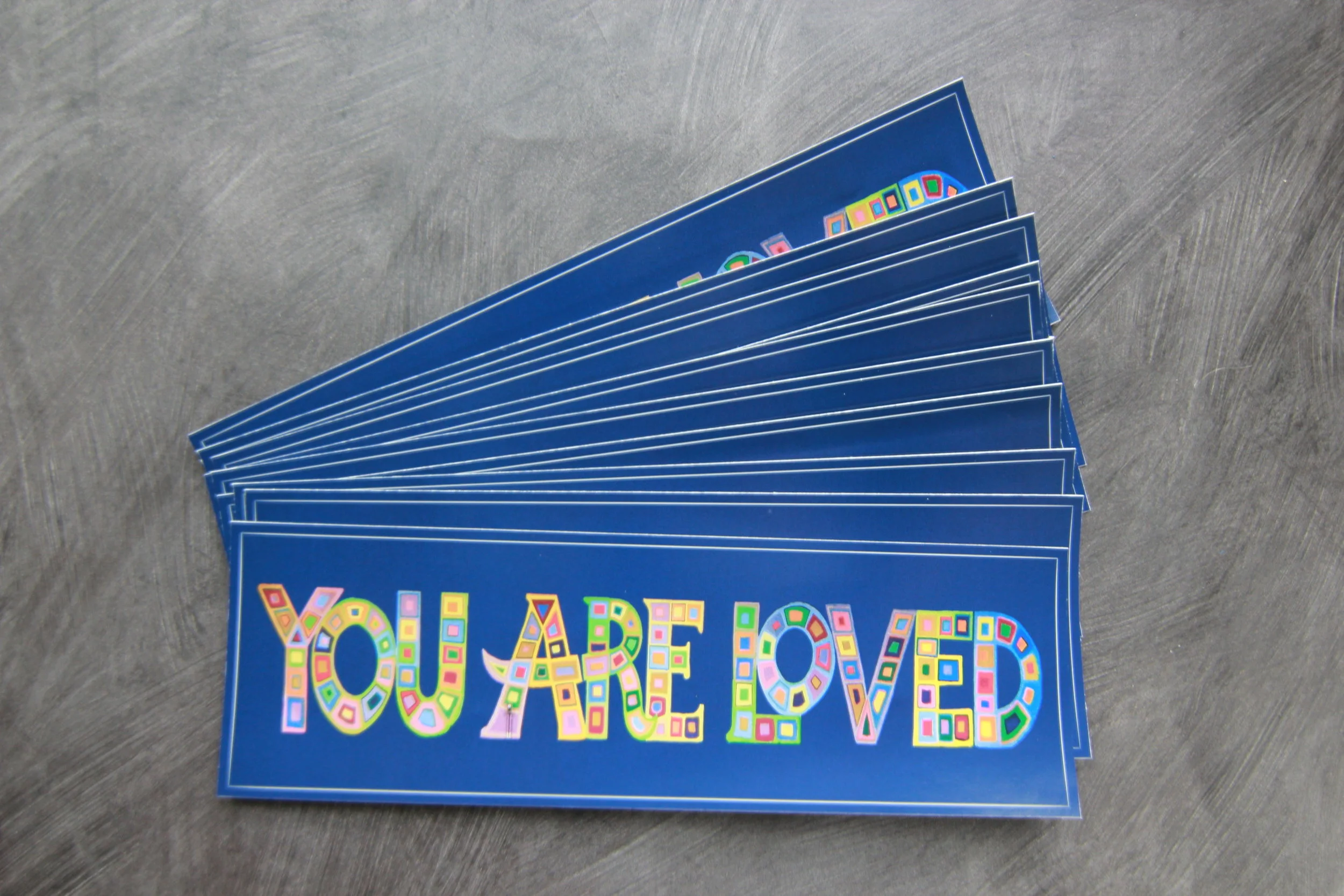 10 Classic YOU ARE LOVED Stickers