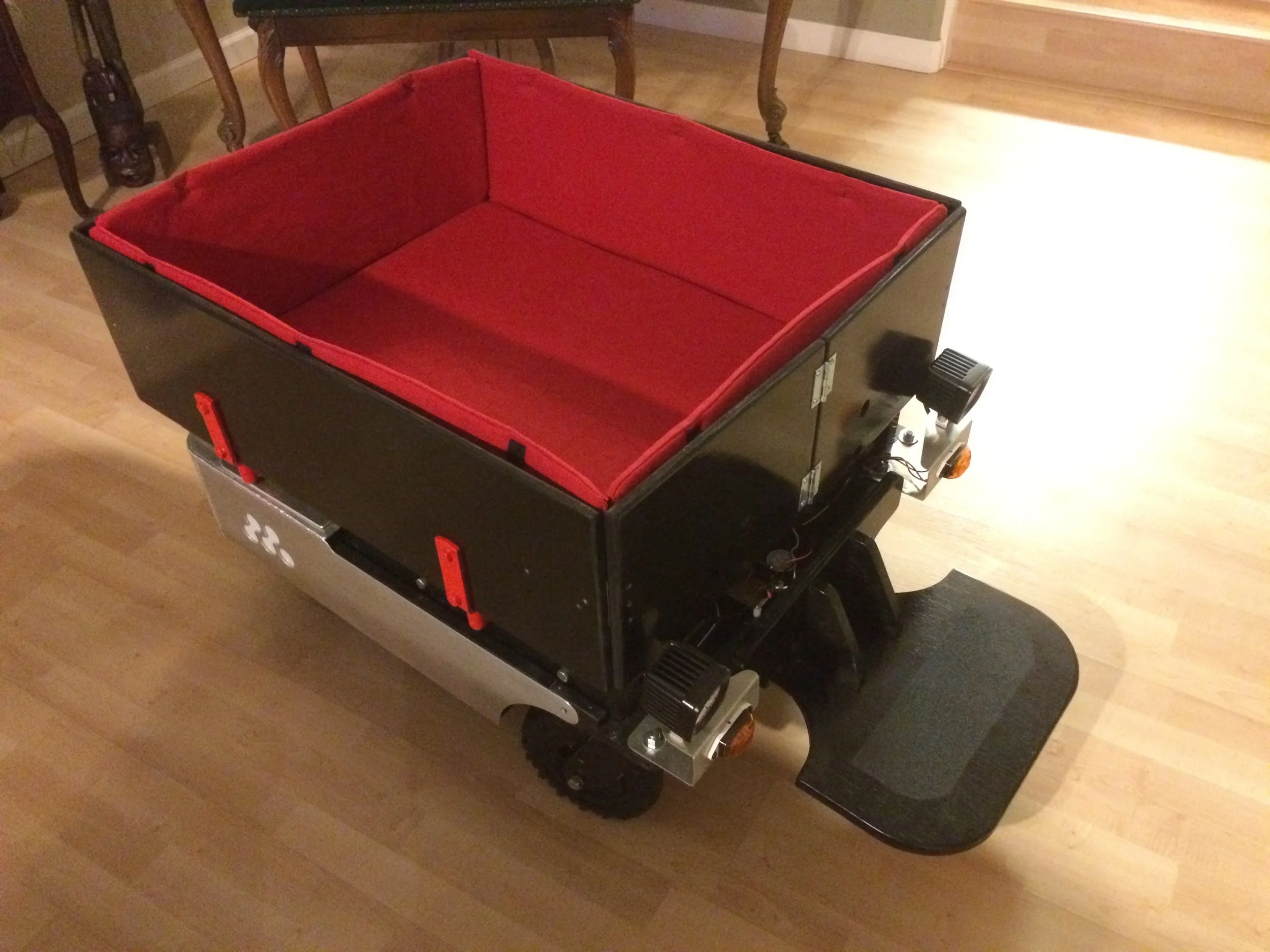 Office Chairiot "Paddy" Wagon installed