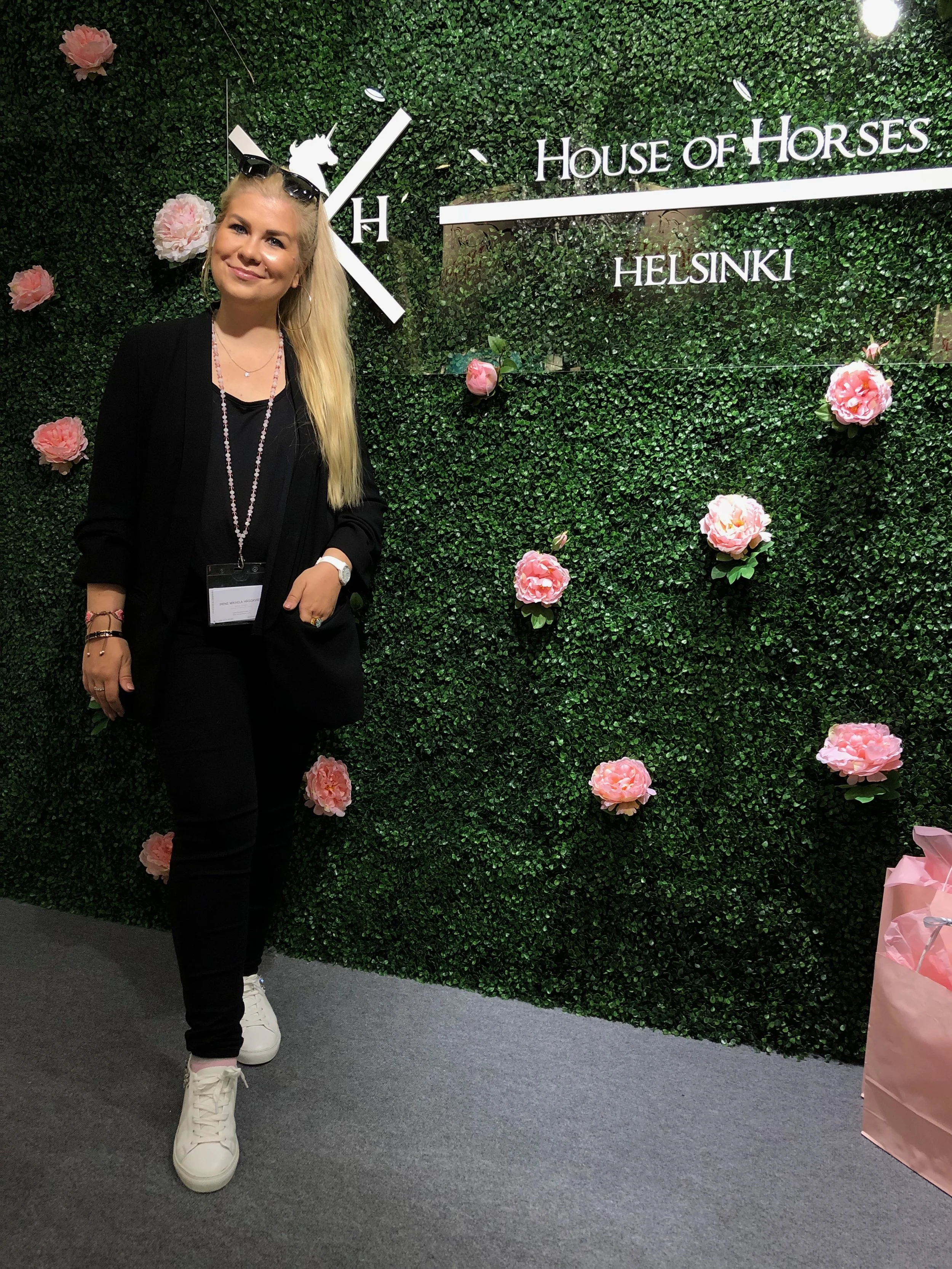 Happy designer in Spoga Horse in September 2018.