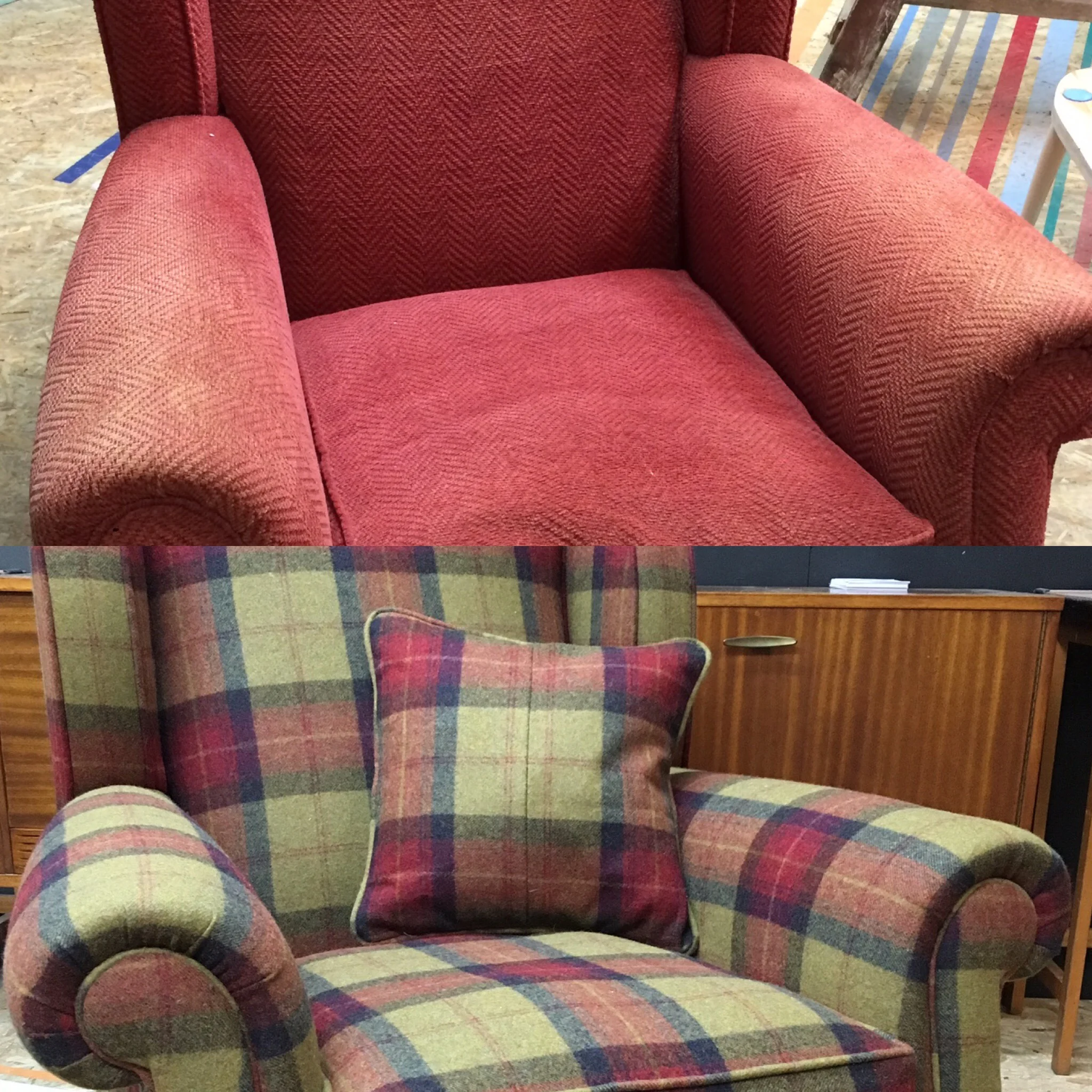 Laura Ashley Armchair Transformation