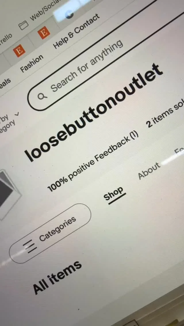 We’ve got an outlet!
If you fancy a bargain, then have a gander over at our ebay store “LooseButtonOutlet” - quick link also in bio
We’ve added lots of our photo samples, prototypes and one offs - for clearance prices!
Al