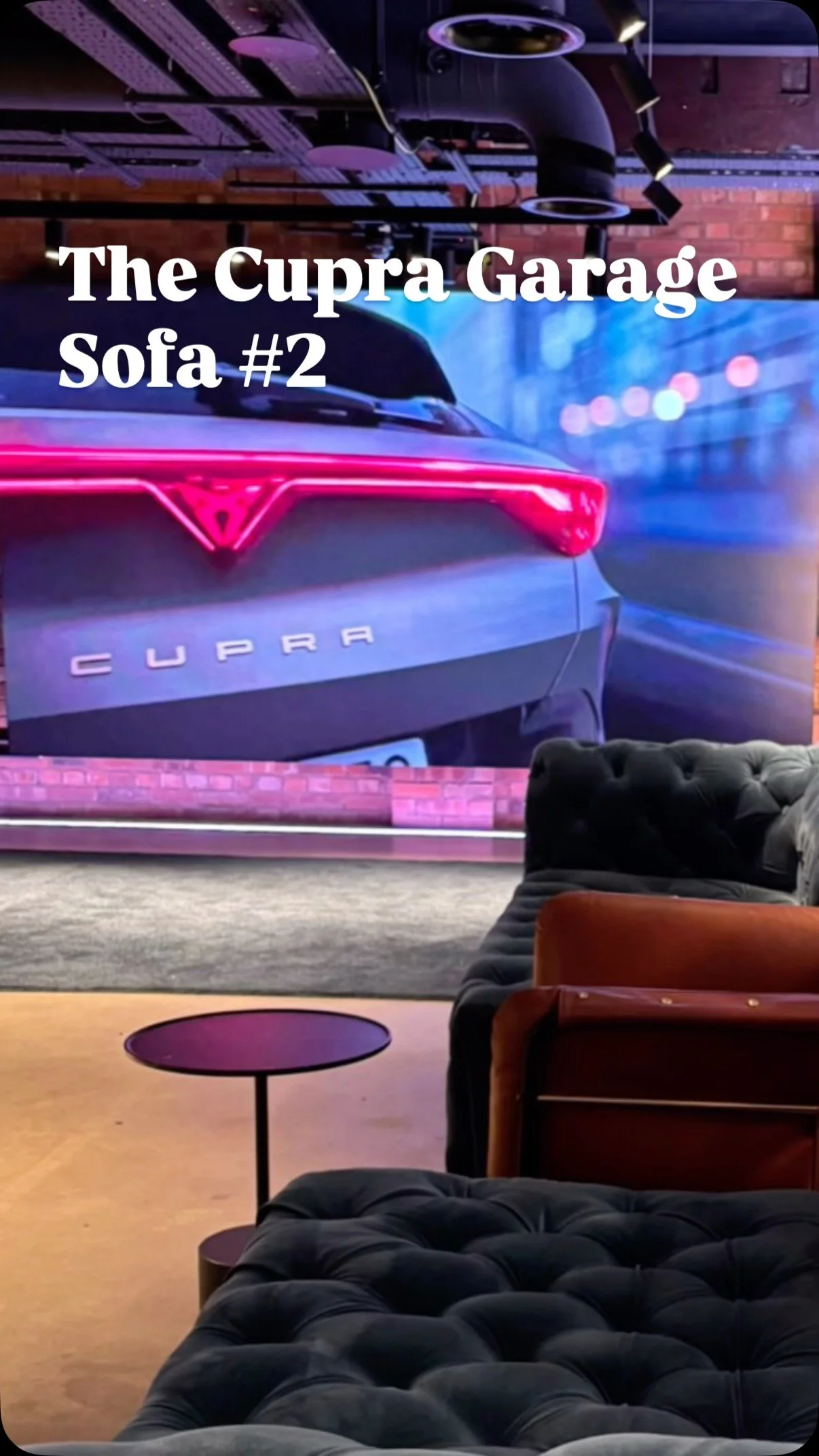 Ain’t no party like a Cupra party!
We returned the second 3m long chesterfield style sofa this week. In for some drastic amends - cutting in two!
We some careful cutting and rebuilding the of the frame the two new sections could be upholstere