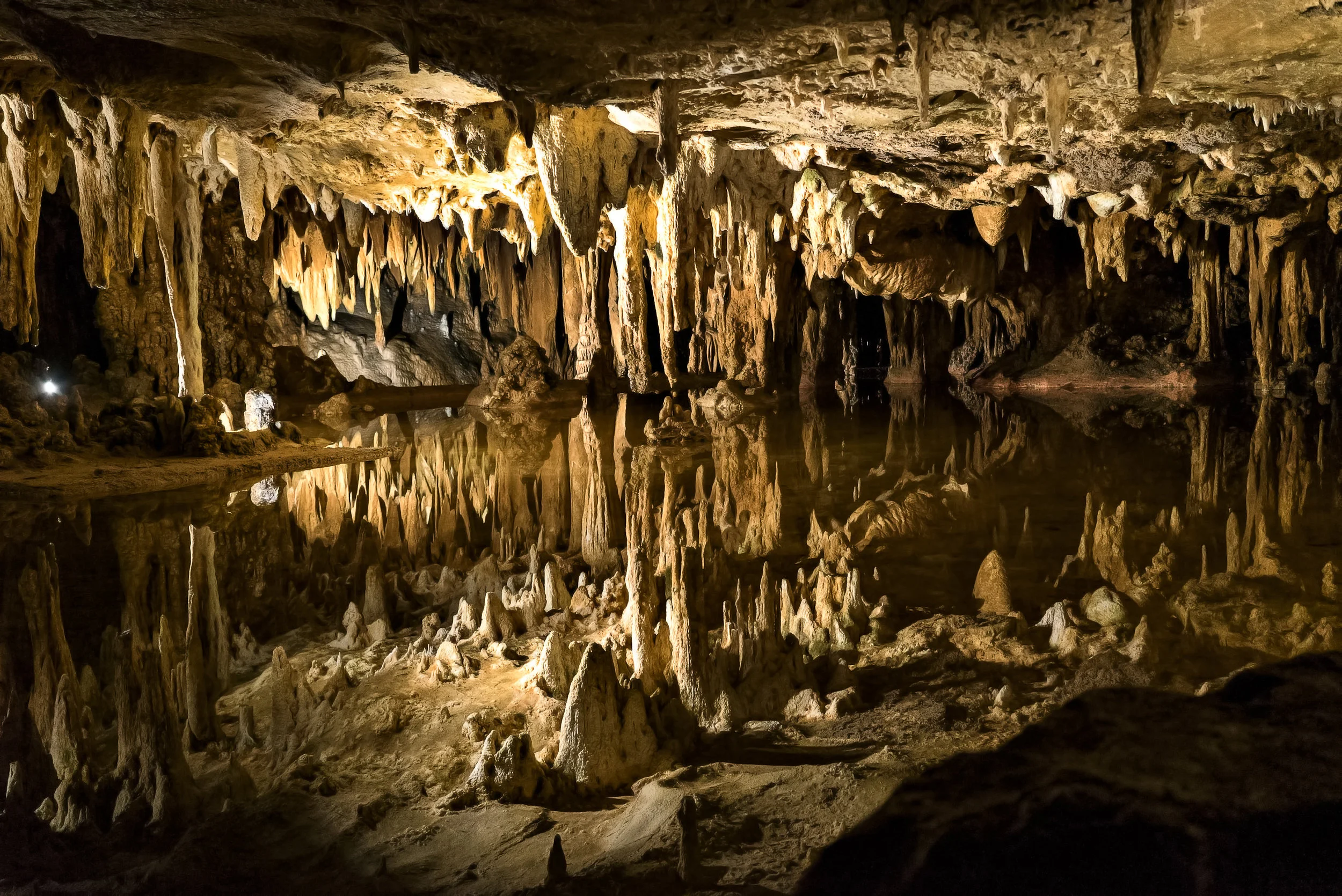 Reflections in Luray Caverns