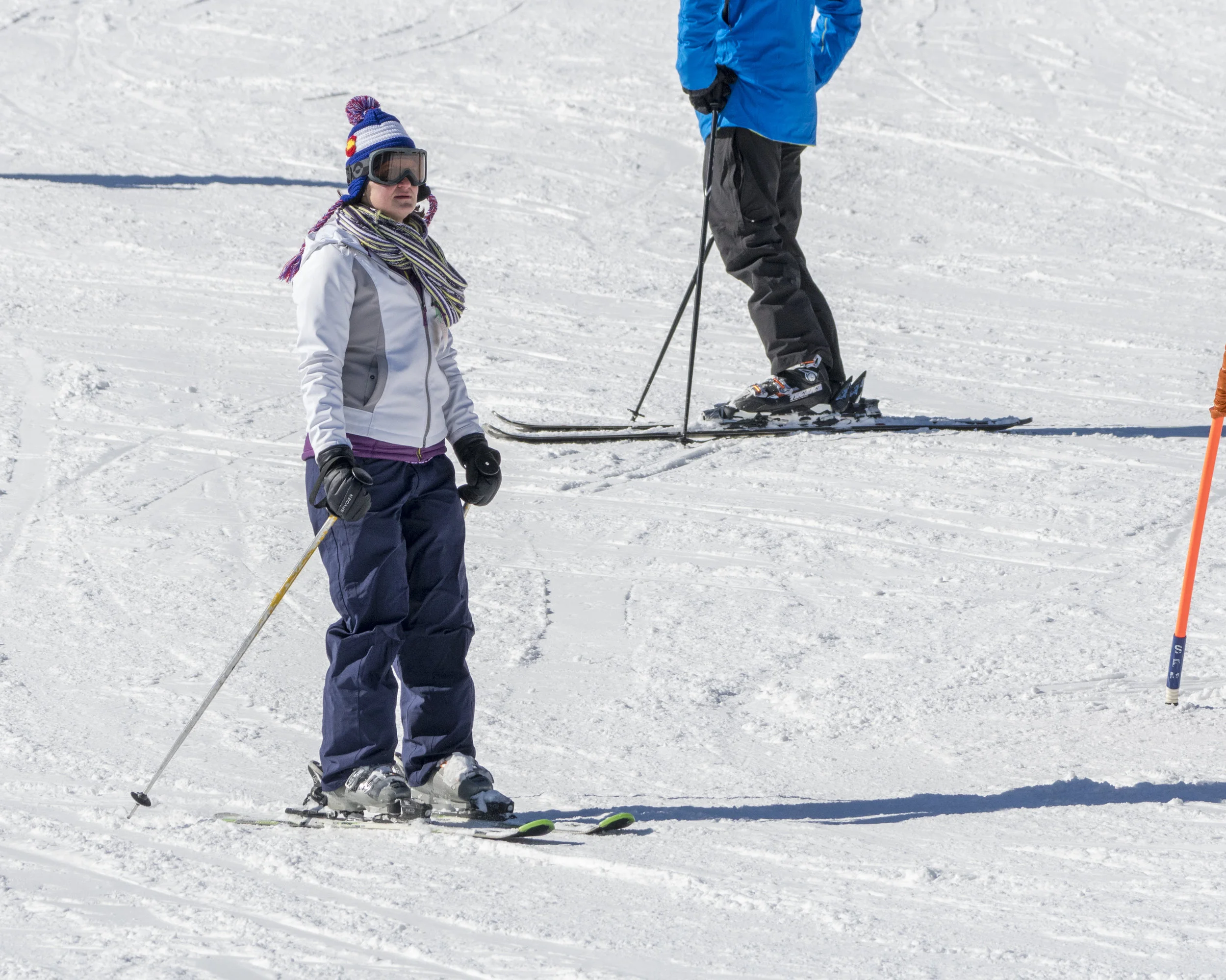 Annita on the slopes at Whitetail Resort