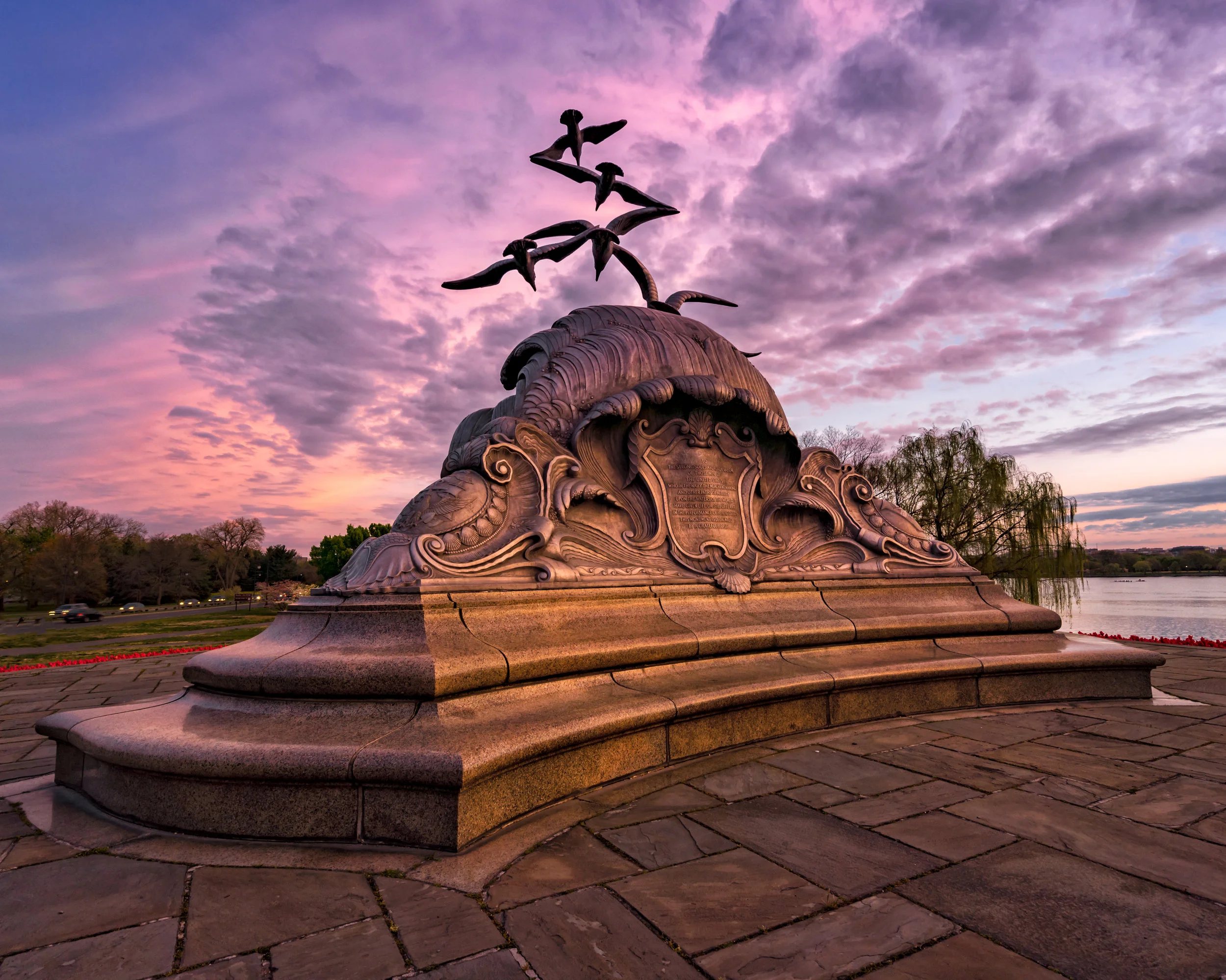The Navy-Merchant Marine Memorial - Sony A7R3 --- 6:14am -- Sony 16-35/16mm, 1/30, F/7.1, ISO 100