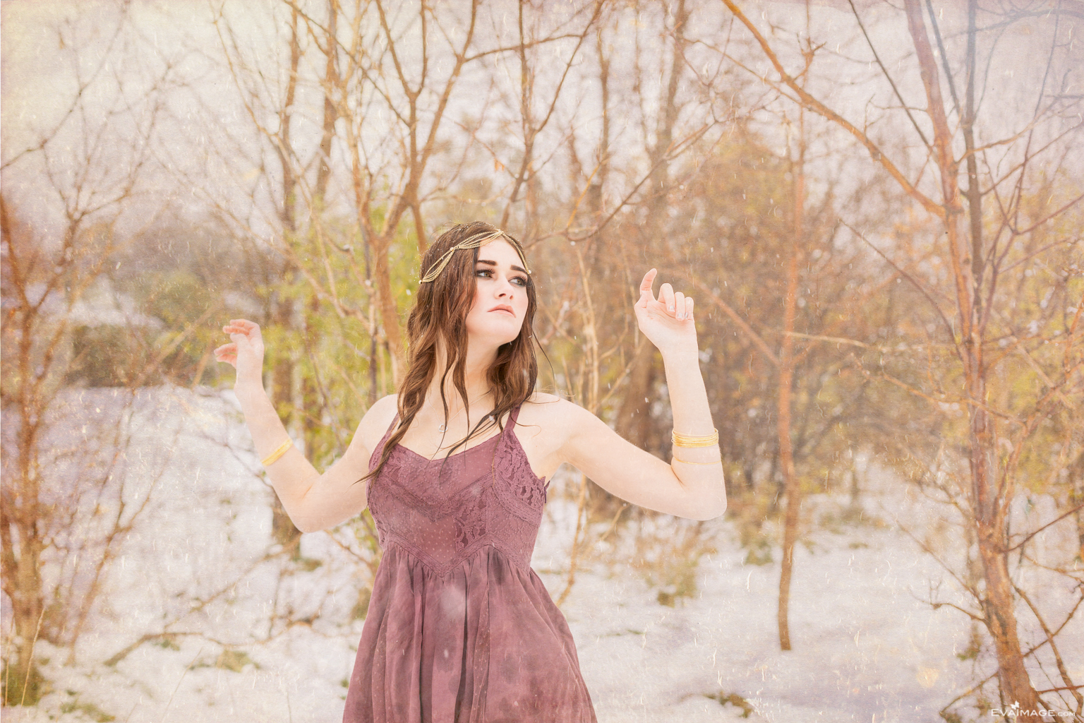  Bohemian Girl Winter Portrait 