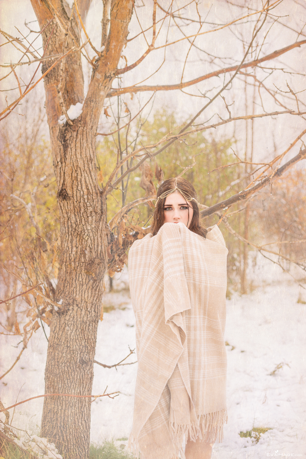  Bohemian Girl Winter Portrait 