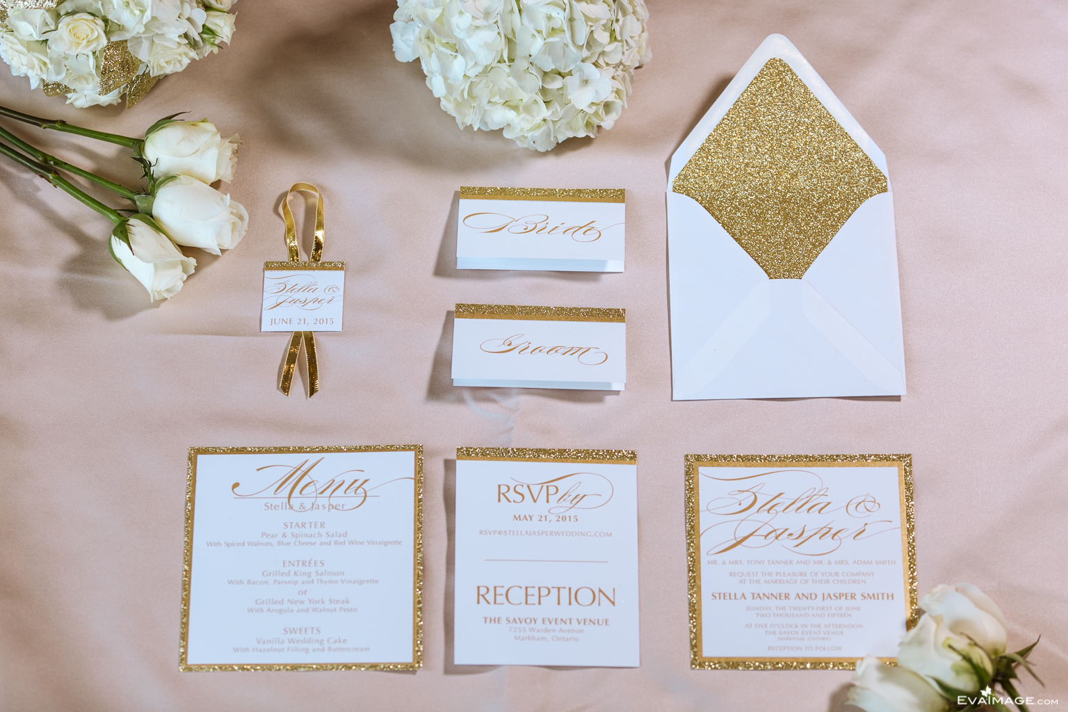  Savoy Event Venue Gold and White Wedding Inspiration 