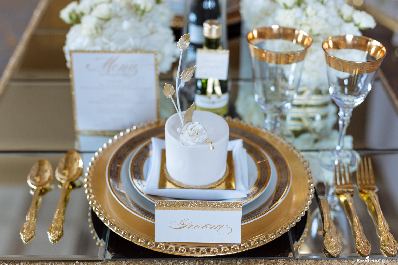  Savoy Event Venue Gold and White Wedding Inspiration 