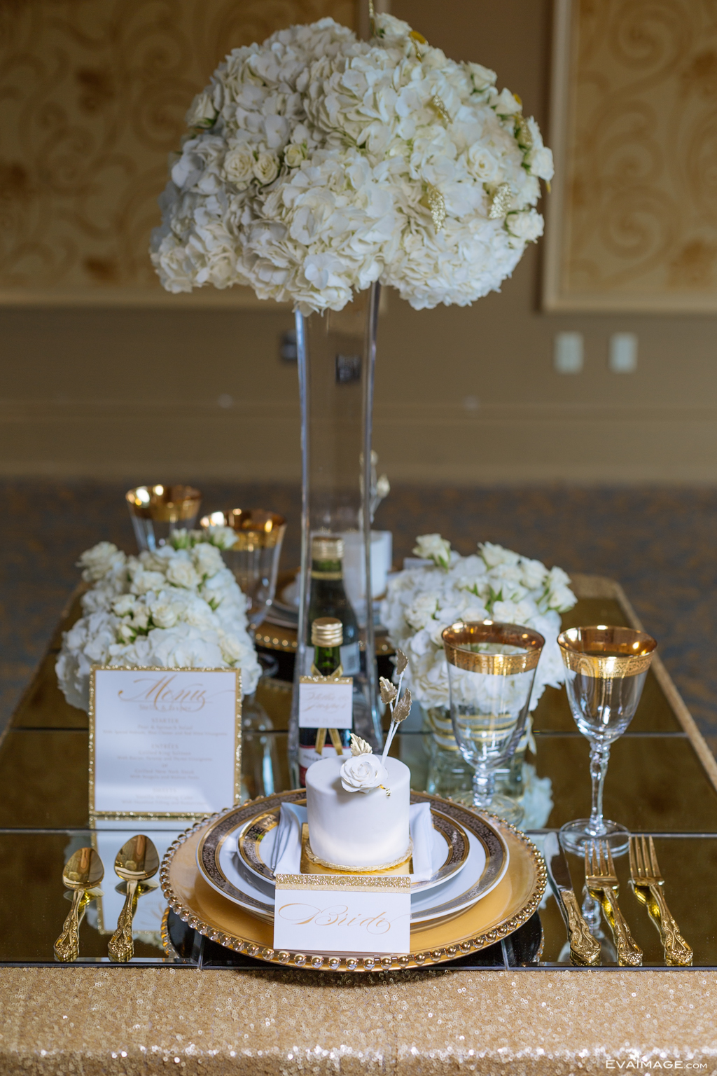  Savoy Event Venue Gold and White Wedding Inspiration 