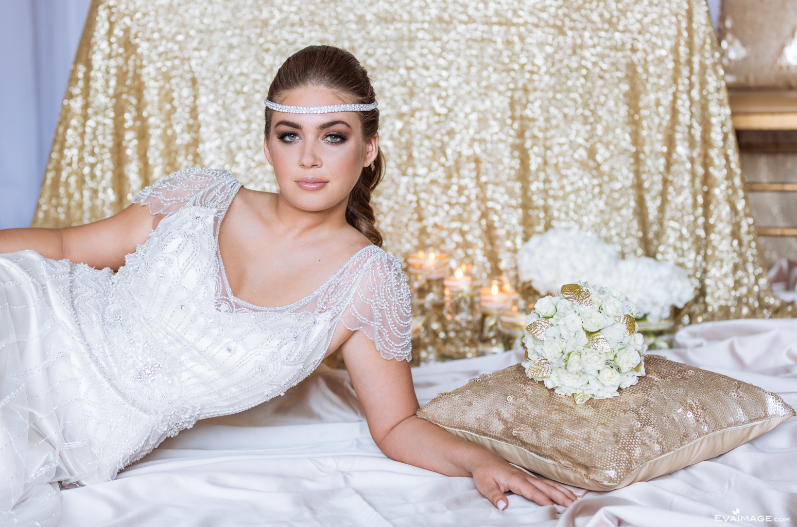 Savoy Event Venue Gold and White Wedding Inspiration