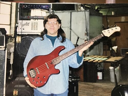 Carl with the Lakland Jerry Scheff Signature Bass
