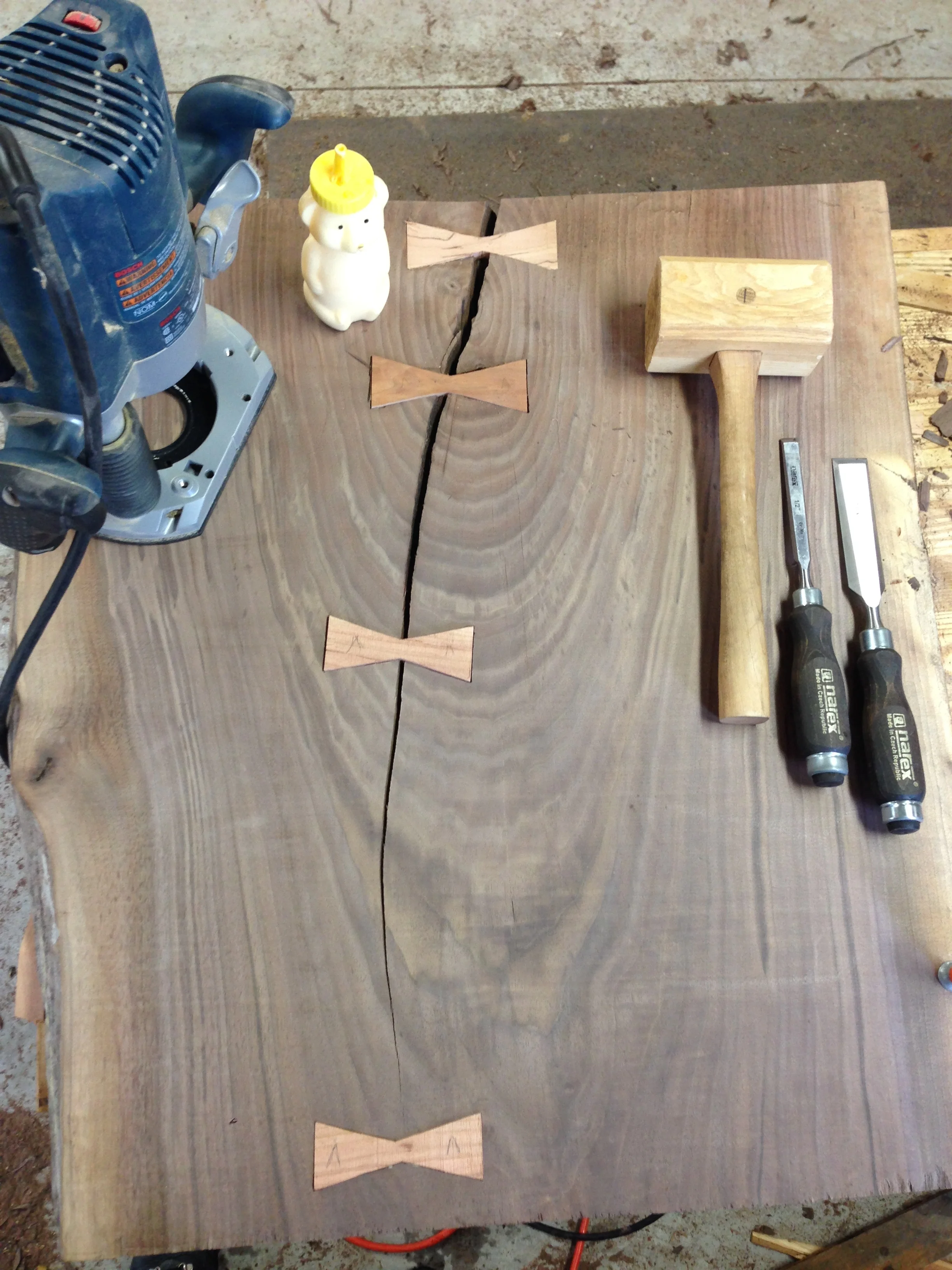 Inlaid Butterfly Keys