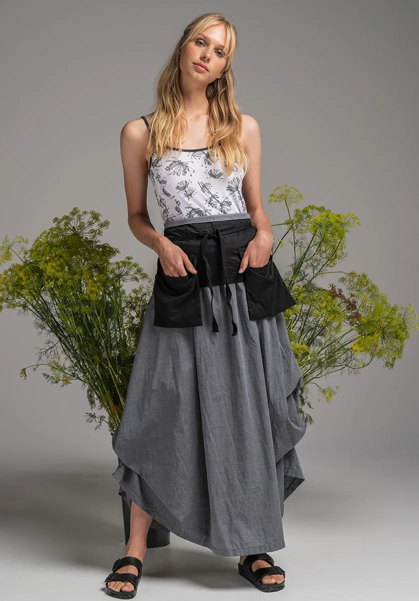 NASTURTIUM TOP, POCKET BELT & WILLOW SKIRT