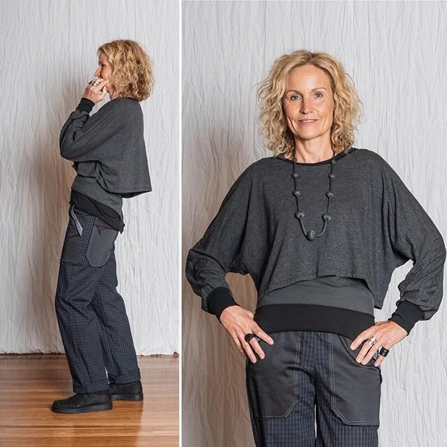 The Olga tops are part of my Archive project, where I create simple one sized garments to use fabrics to have had stored here from past production. 
They are mostly small rolls that are not enough to use for normal production, but we can make a dozen