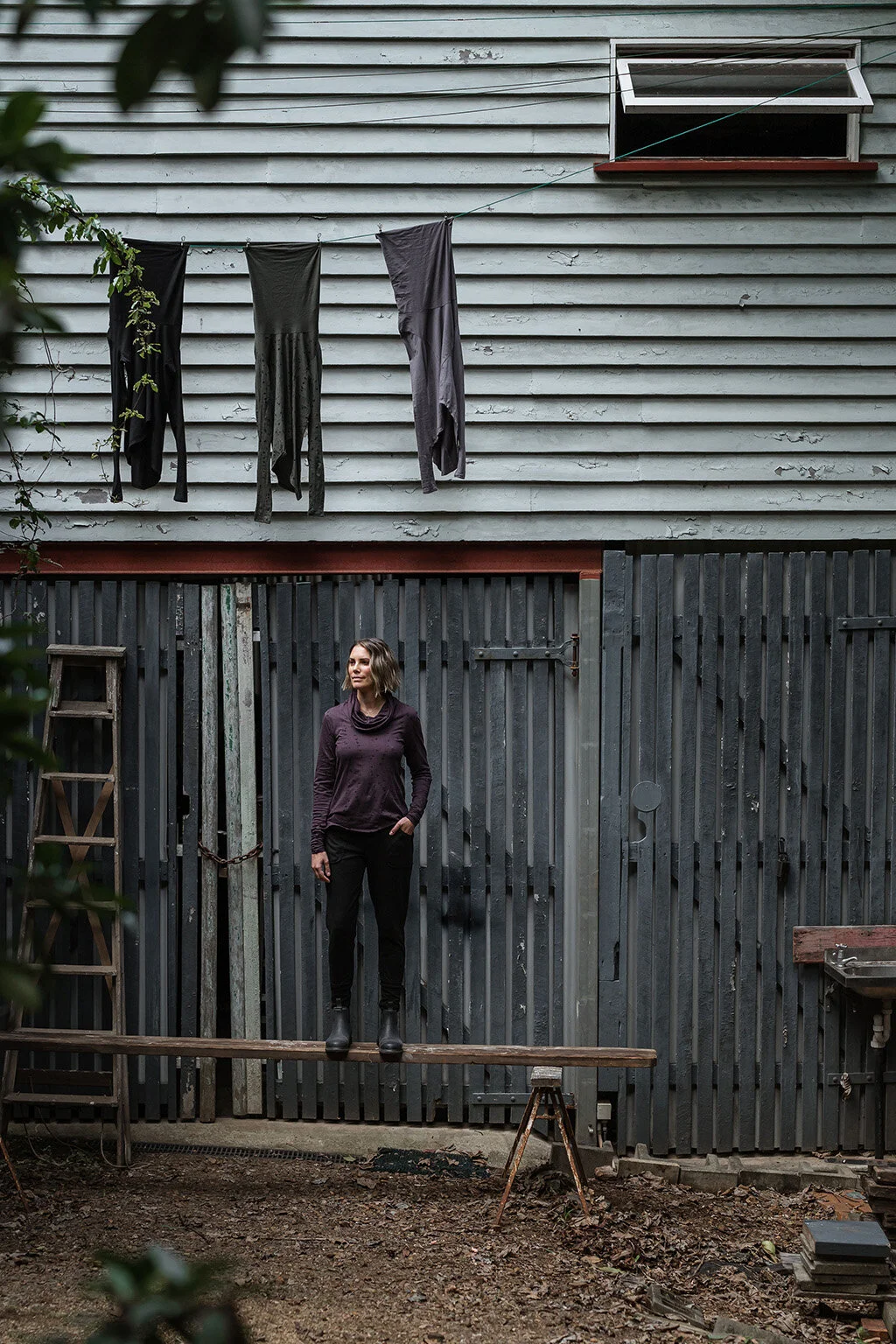 Almeda top & Trinity pant cuffed