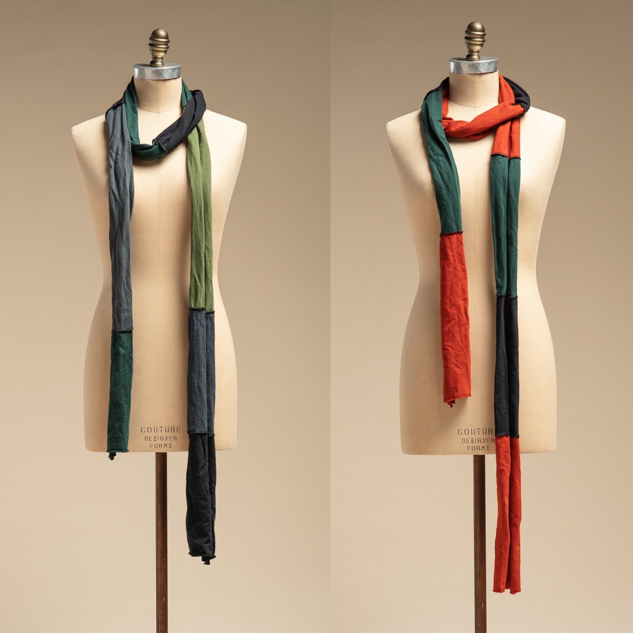 Revamp Scarf/Sash: Juniper, Burnt Orange