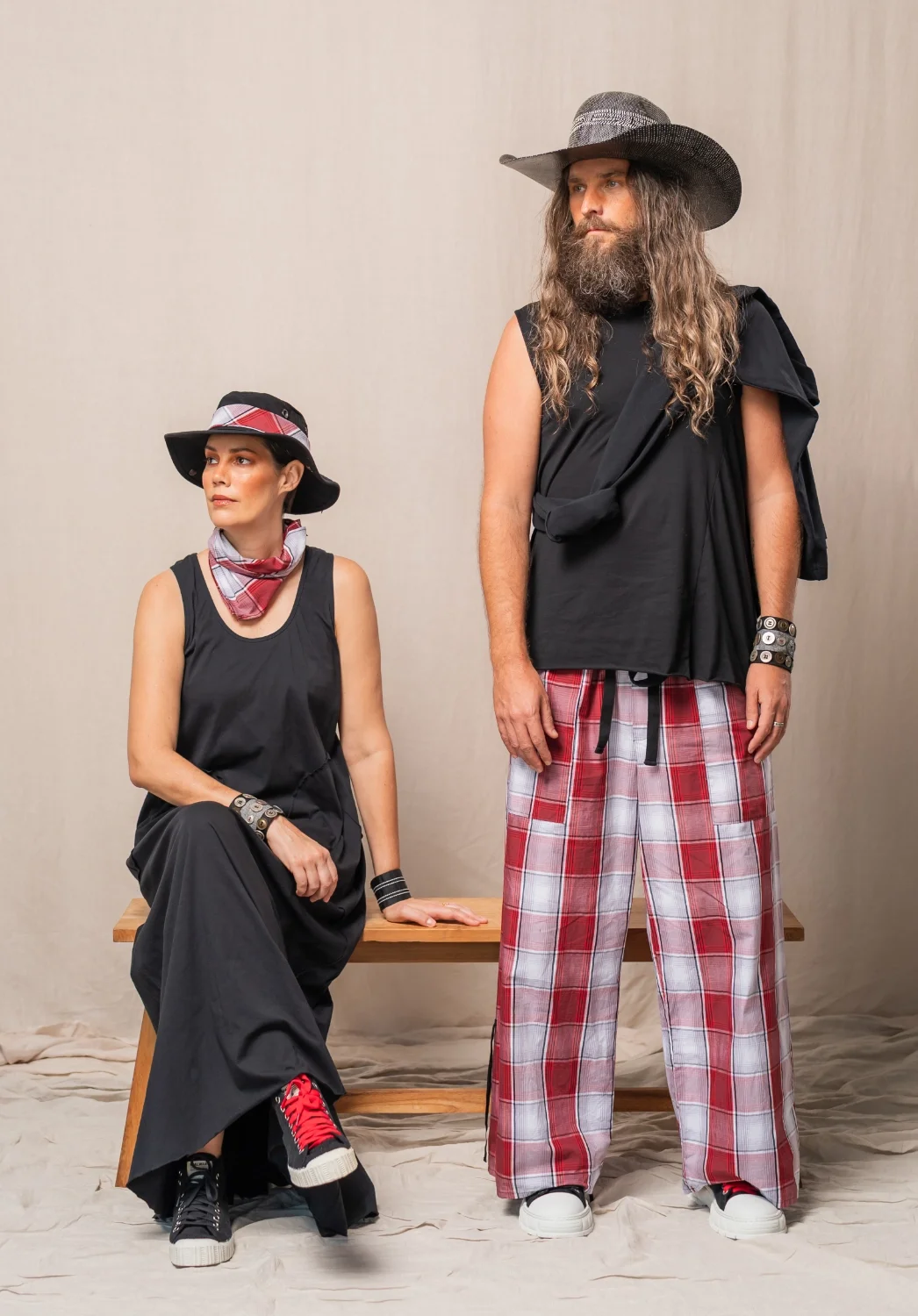 Abby Maxi - Echo Bandana - Archie Long Tank - Echo Pants