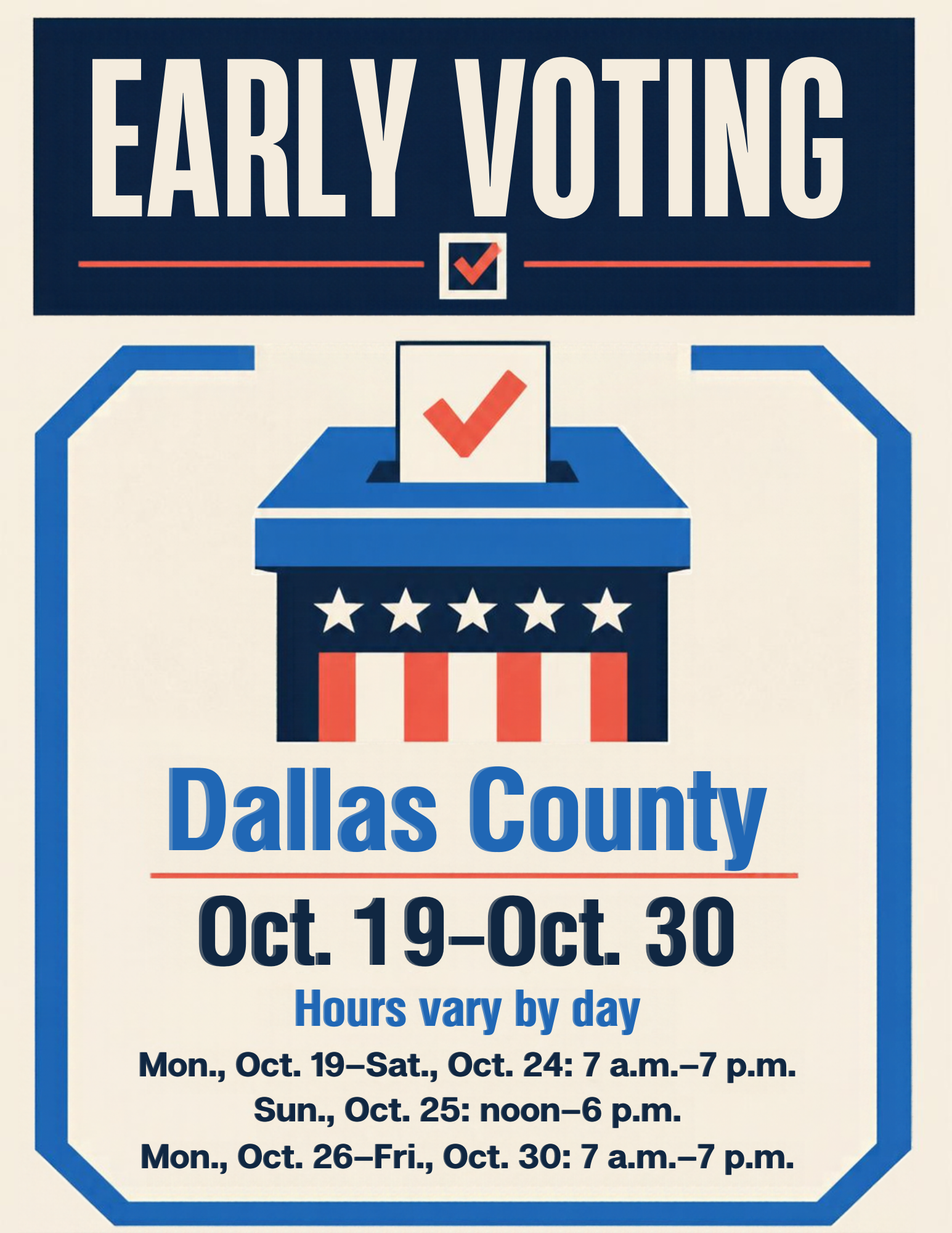 Early Voting is Open
