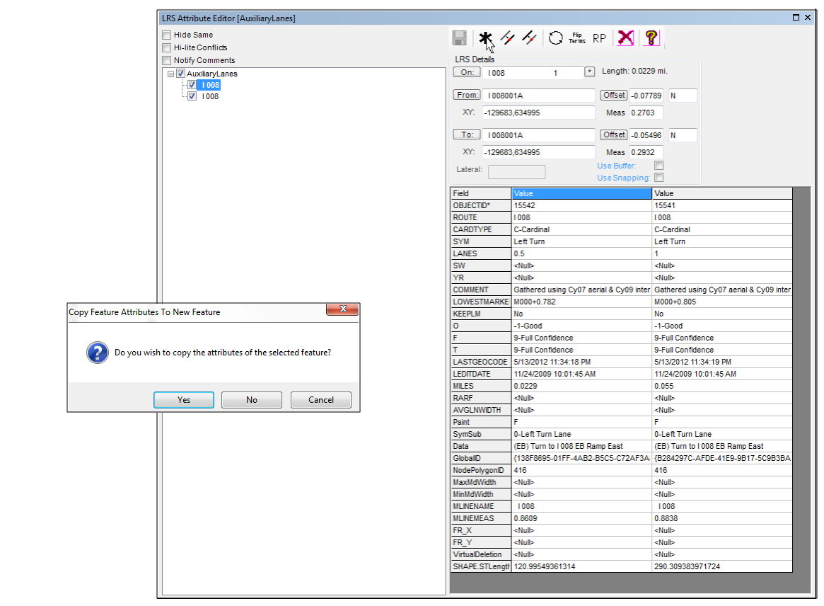 Copy multiple features...