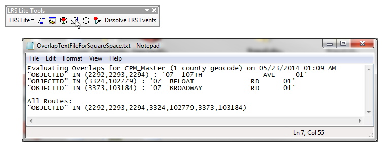 Evaluate for Event Overlaps