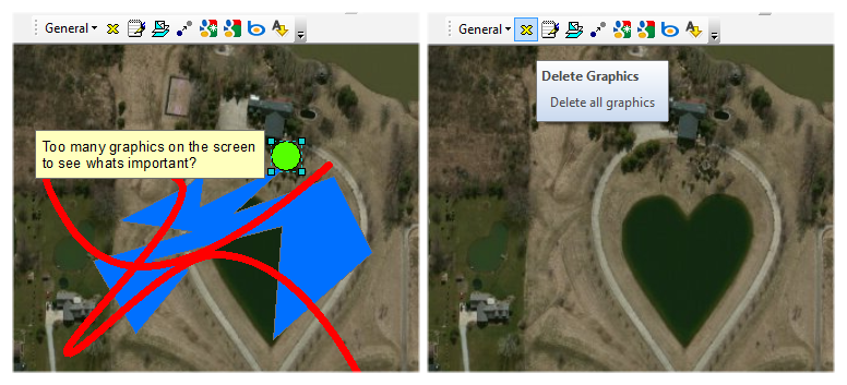 Map Crowded with Graphics and Text?