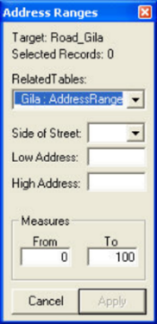 Edit Address Ranges efficiently using LRS events...