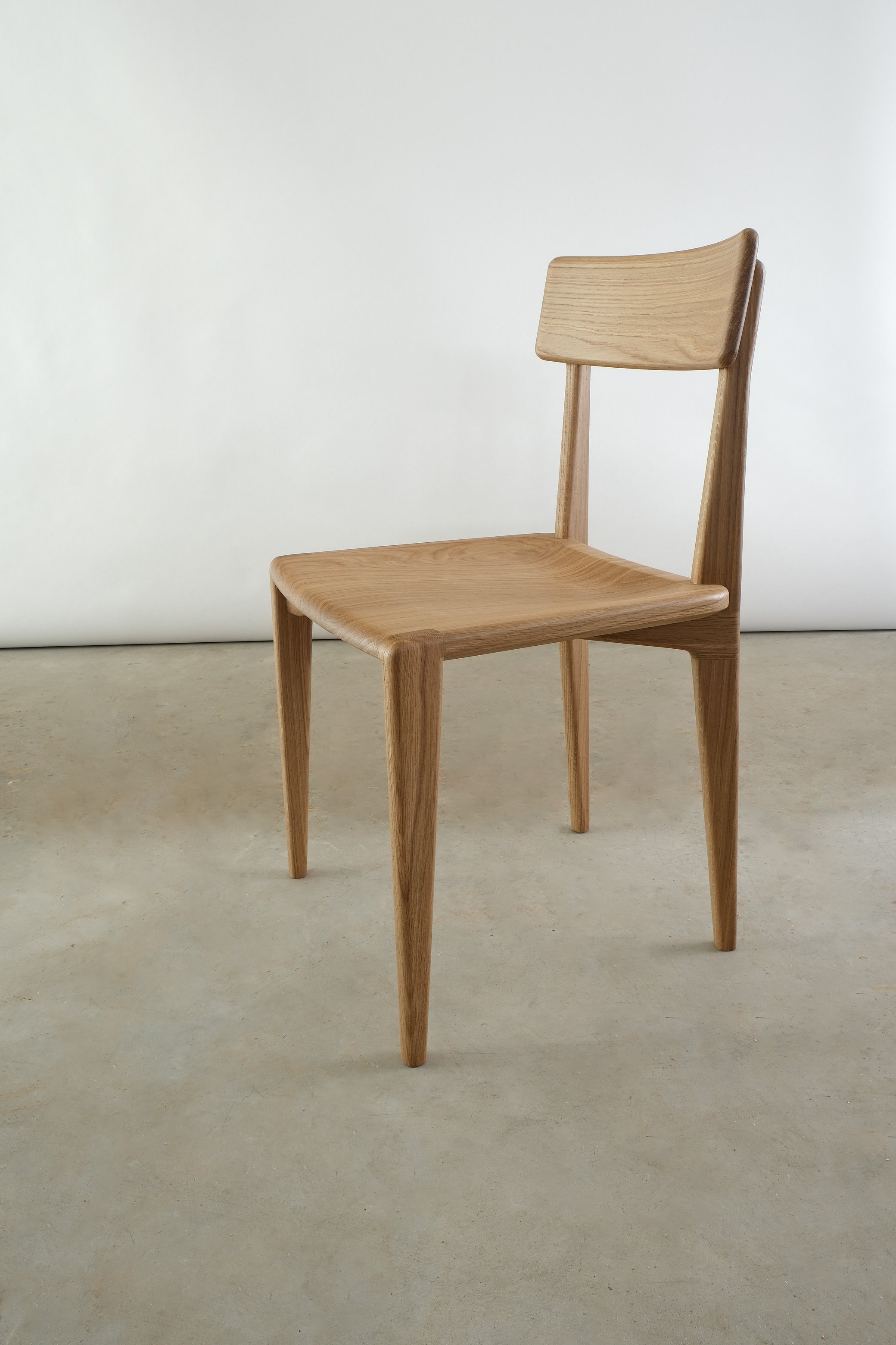 durham chair in oak with white backround 3:4 front view.JPG