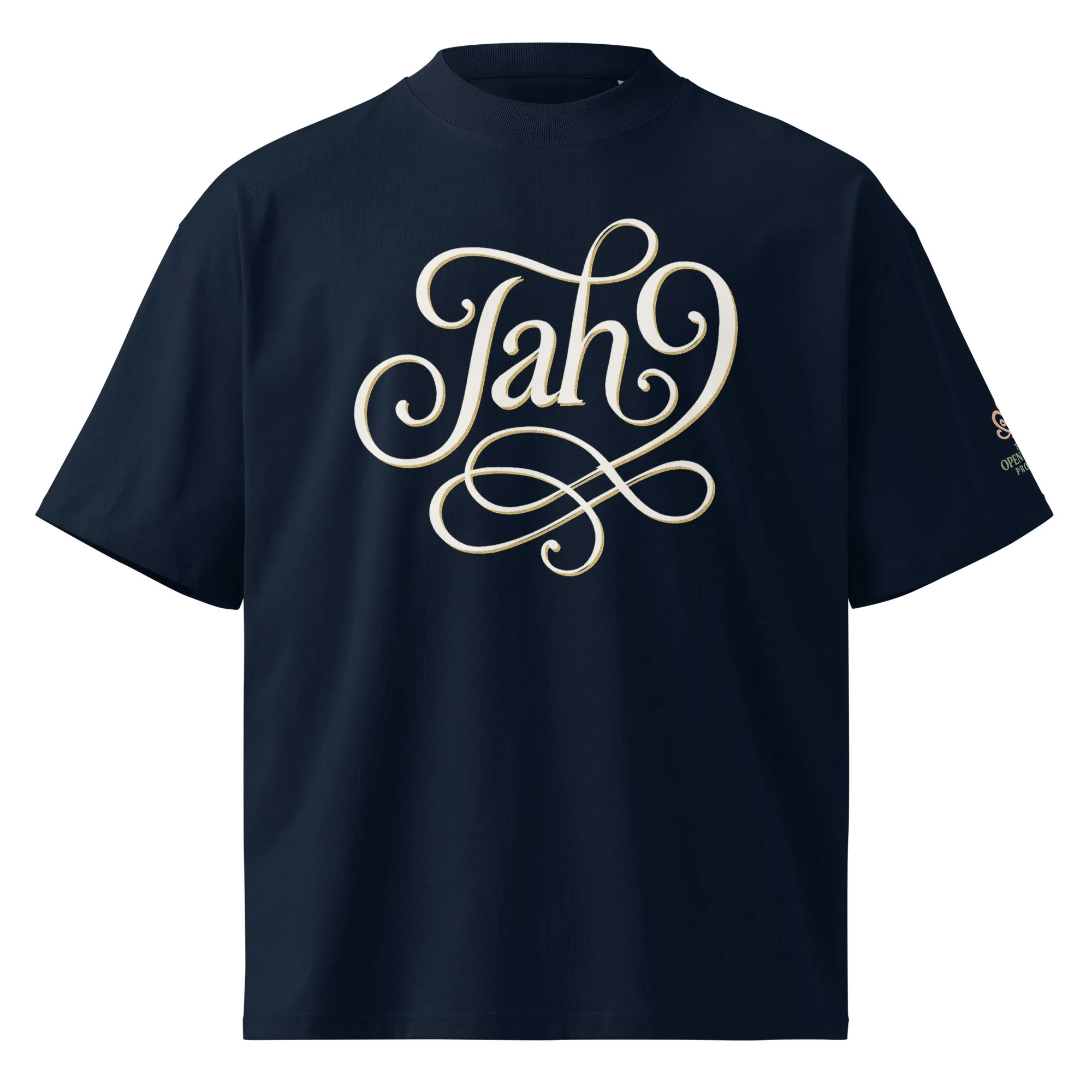 “Jah9” Unisex Organic Cotton Oversized Tee