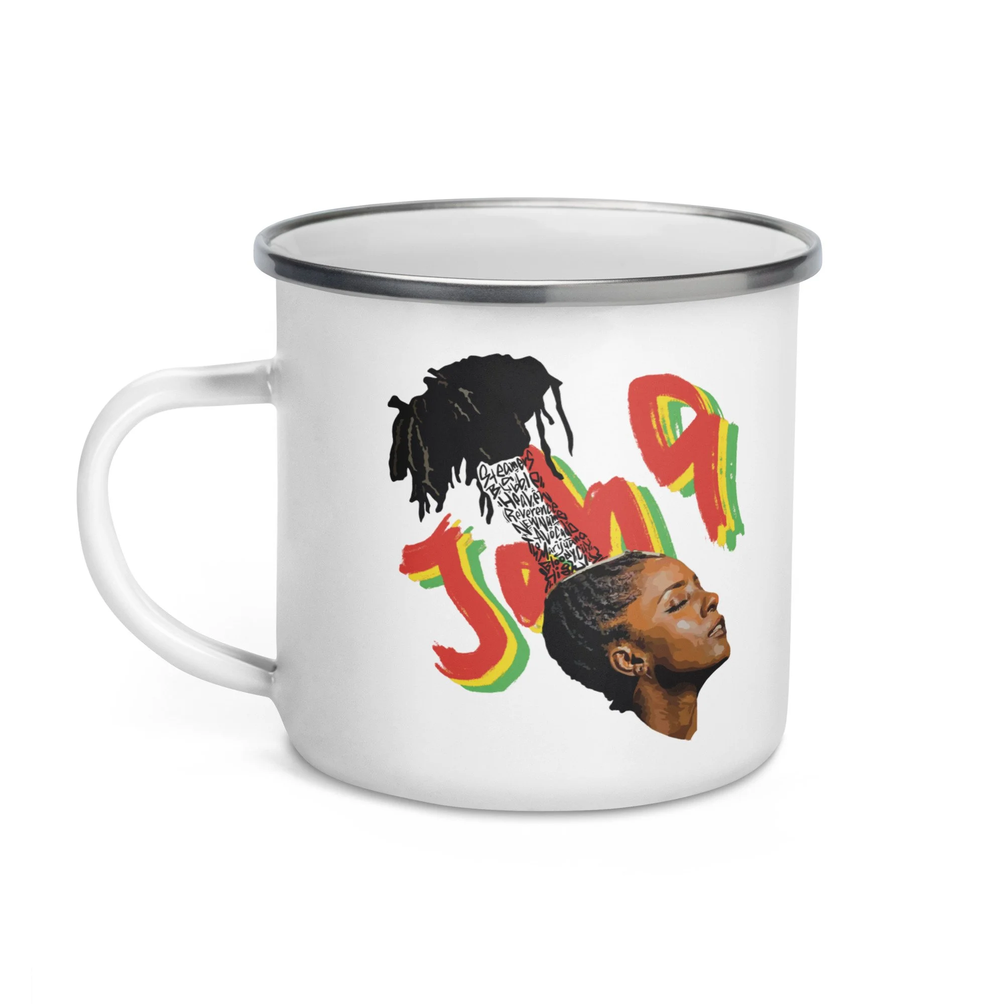 "Jah9" by TAKAKUMI - Enamel Mug