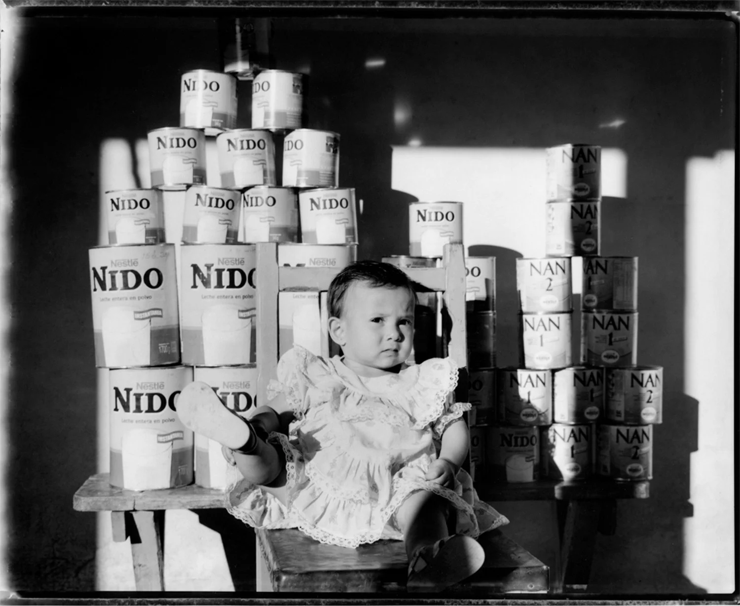 Ramon's granddaughter with every can of formula and milk consumed since her birth, 1990