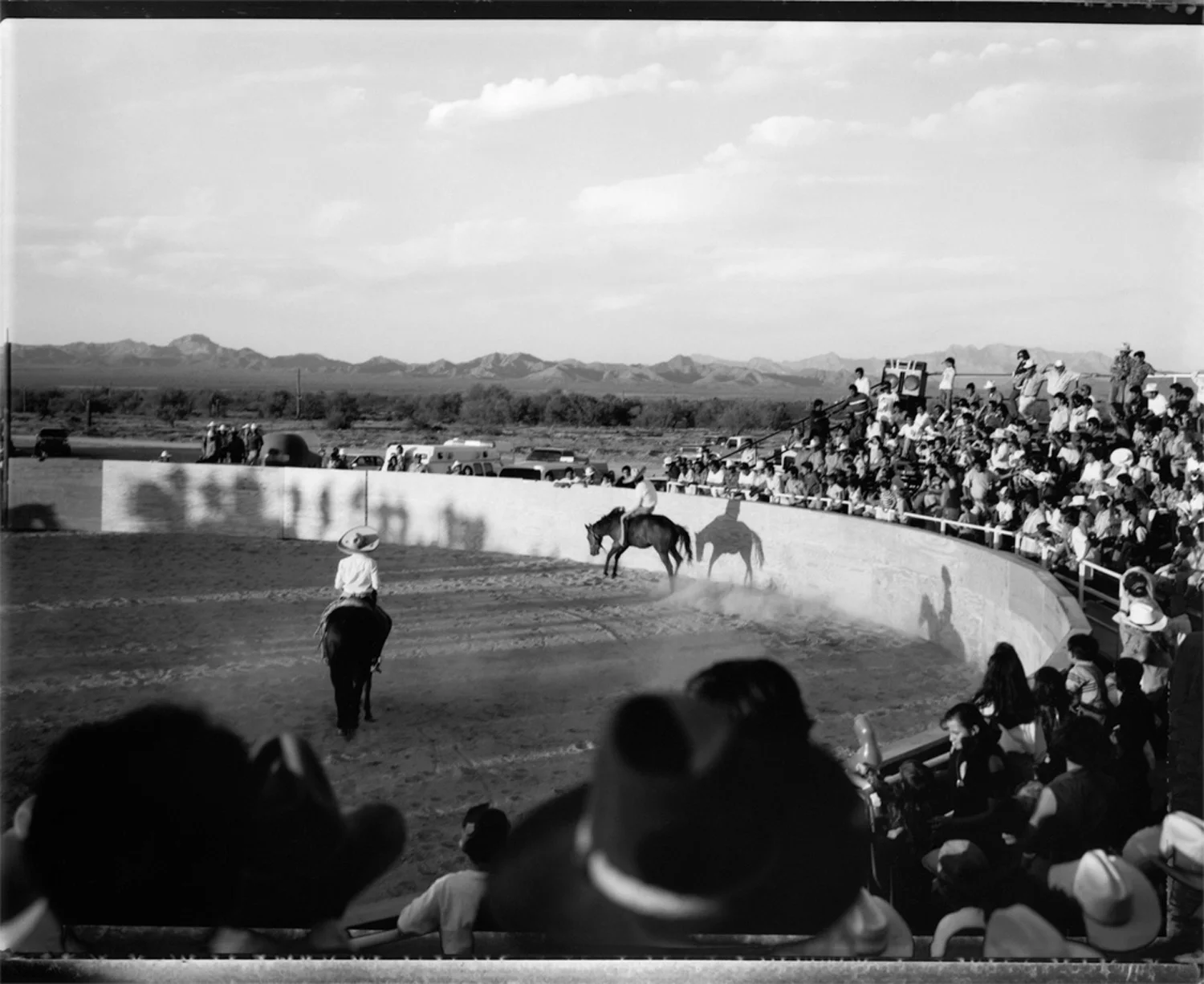 Bronc rider, Mexican rodeo, 1993