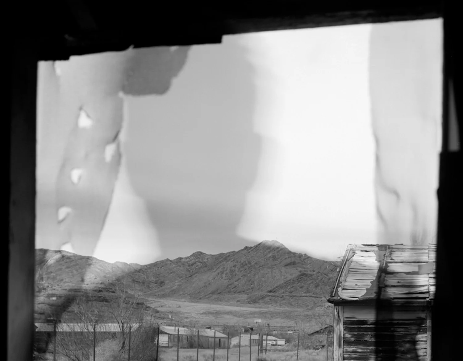 Passing the view from an abandoned building, Wendover Airbase
