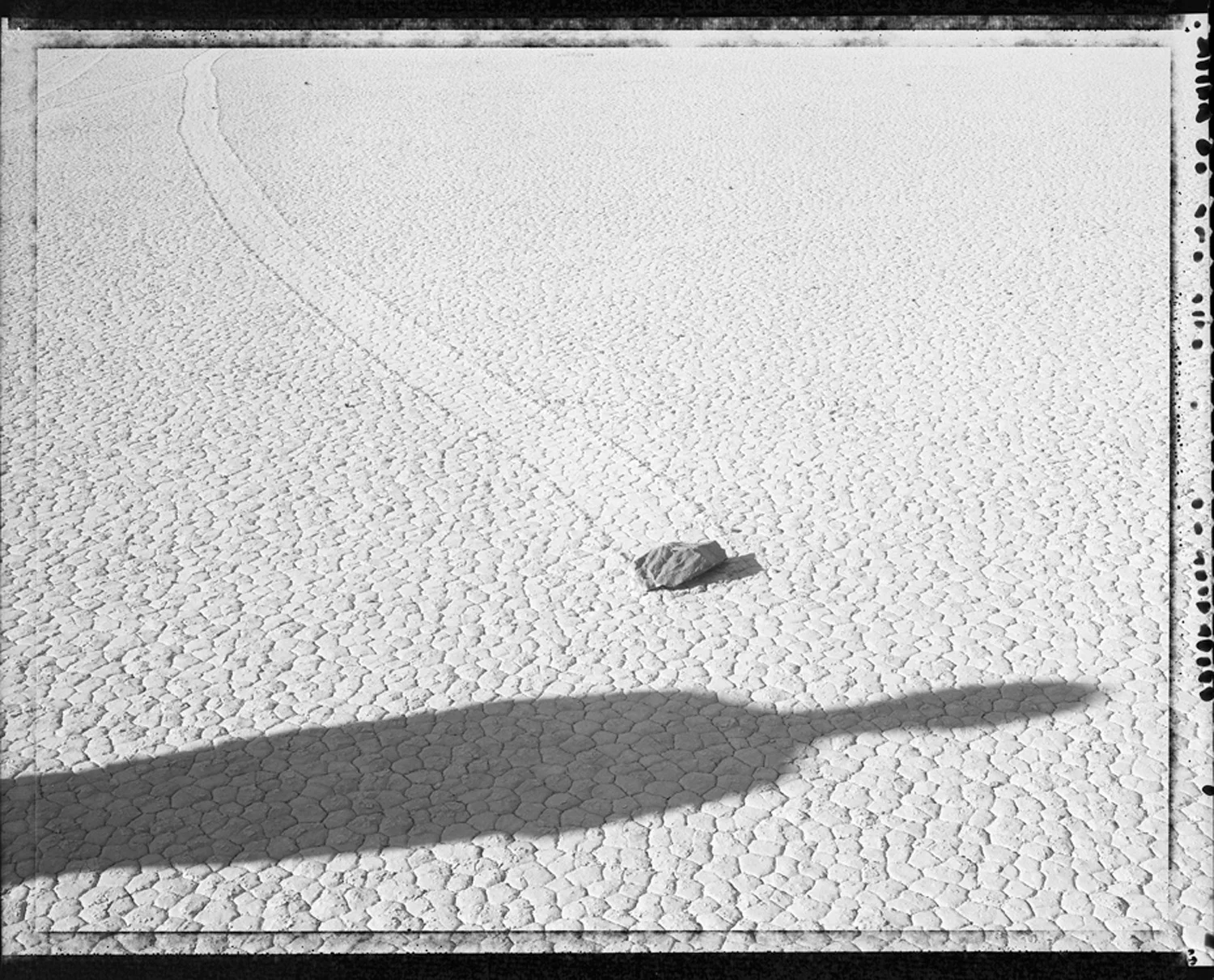 Stone moved by unknown forces, "The Race Track," 1995