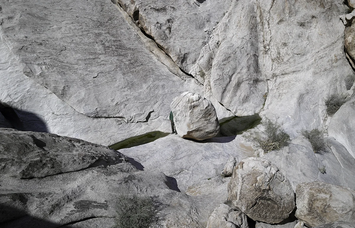 Second tank at Tinajas Altas, where many died trying to reach water, 2013