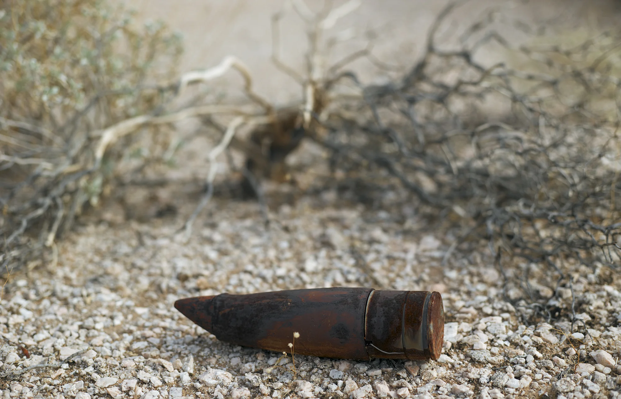 Unexploded ordinance, Goldwater Bombing Range, 2013