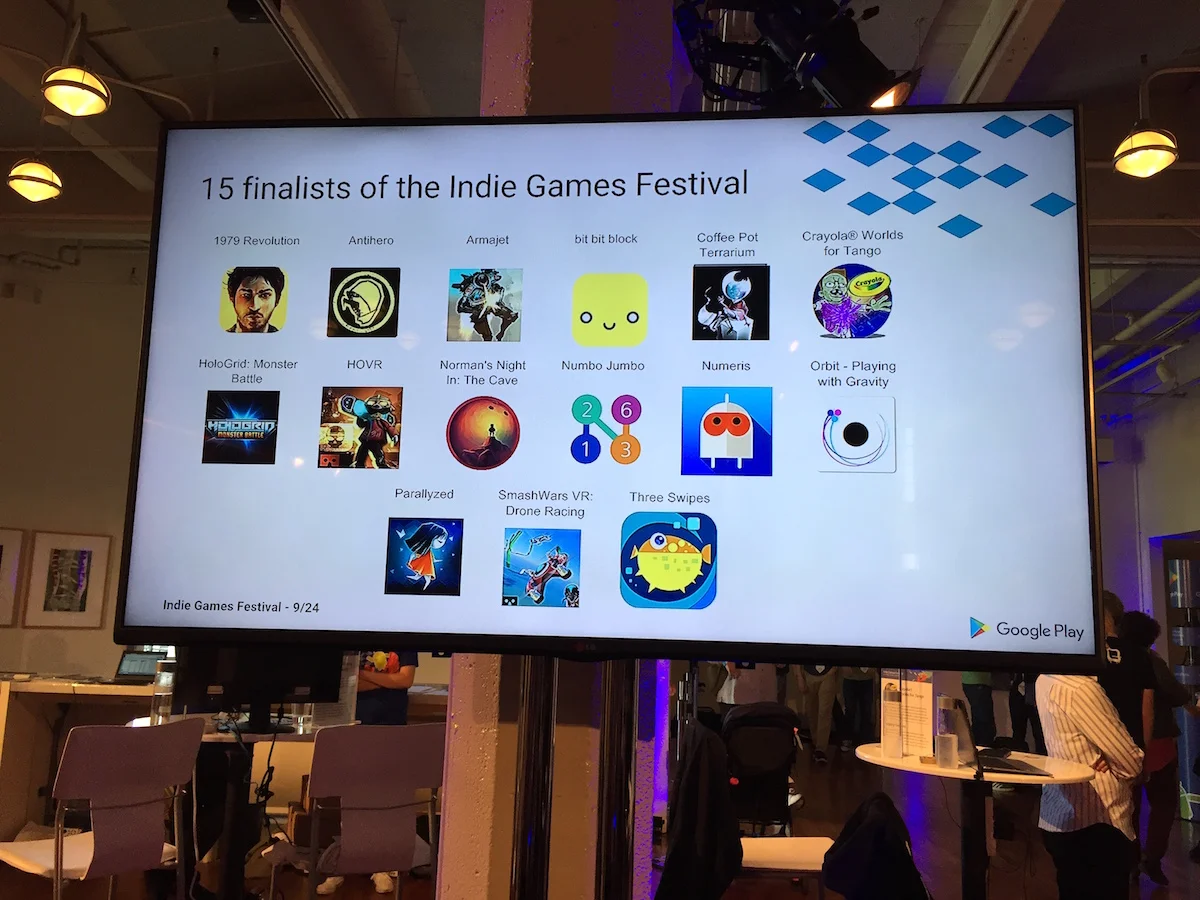 Three Swipes selected by the audience as a finalist.