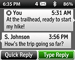 CONVENIENT 160-CHARACTER MESSAGING