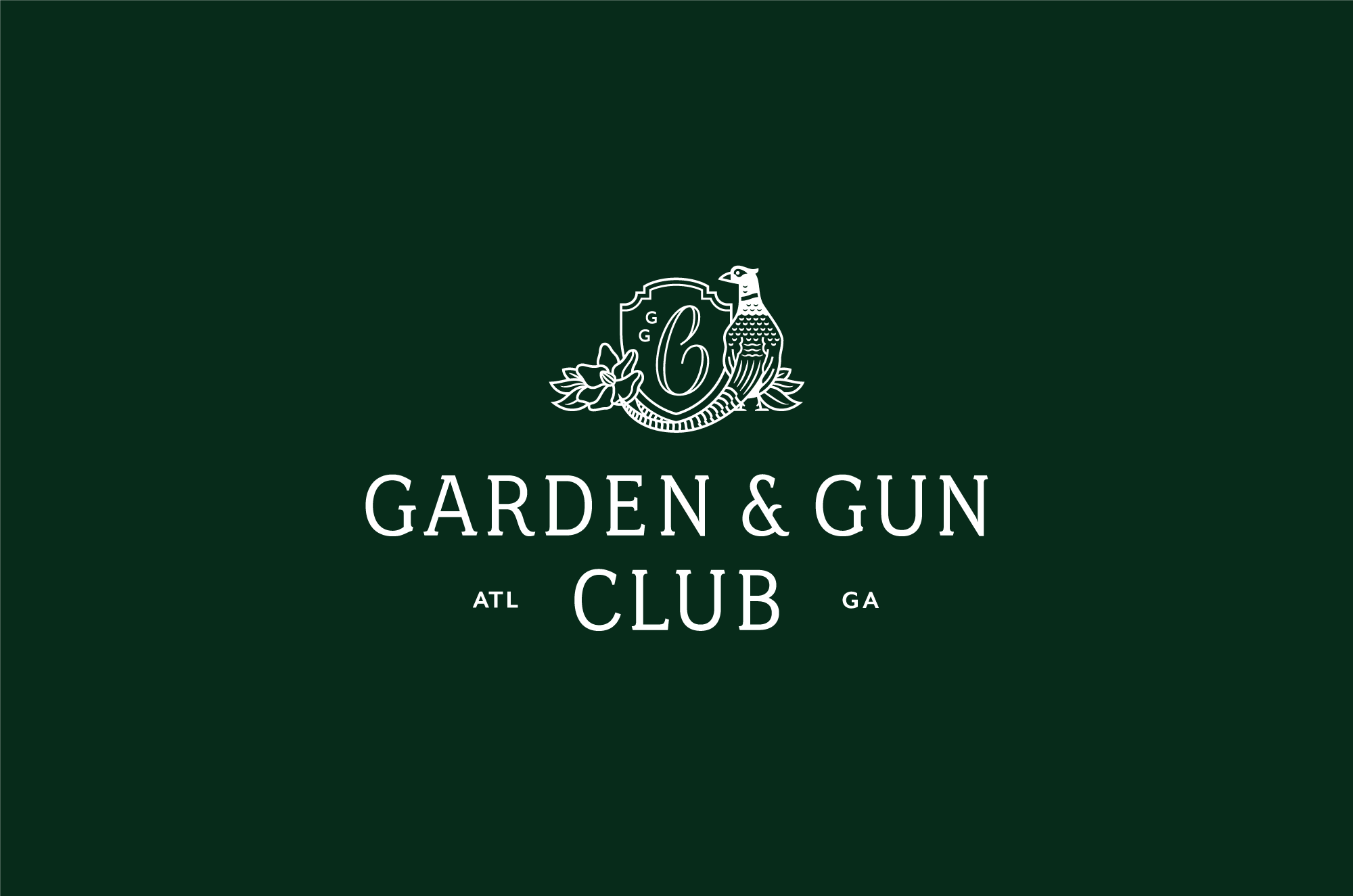 Studio Carnley - Garden & Gun Club: Restaurant Branding Case Study