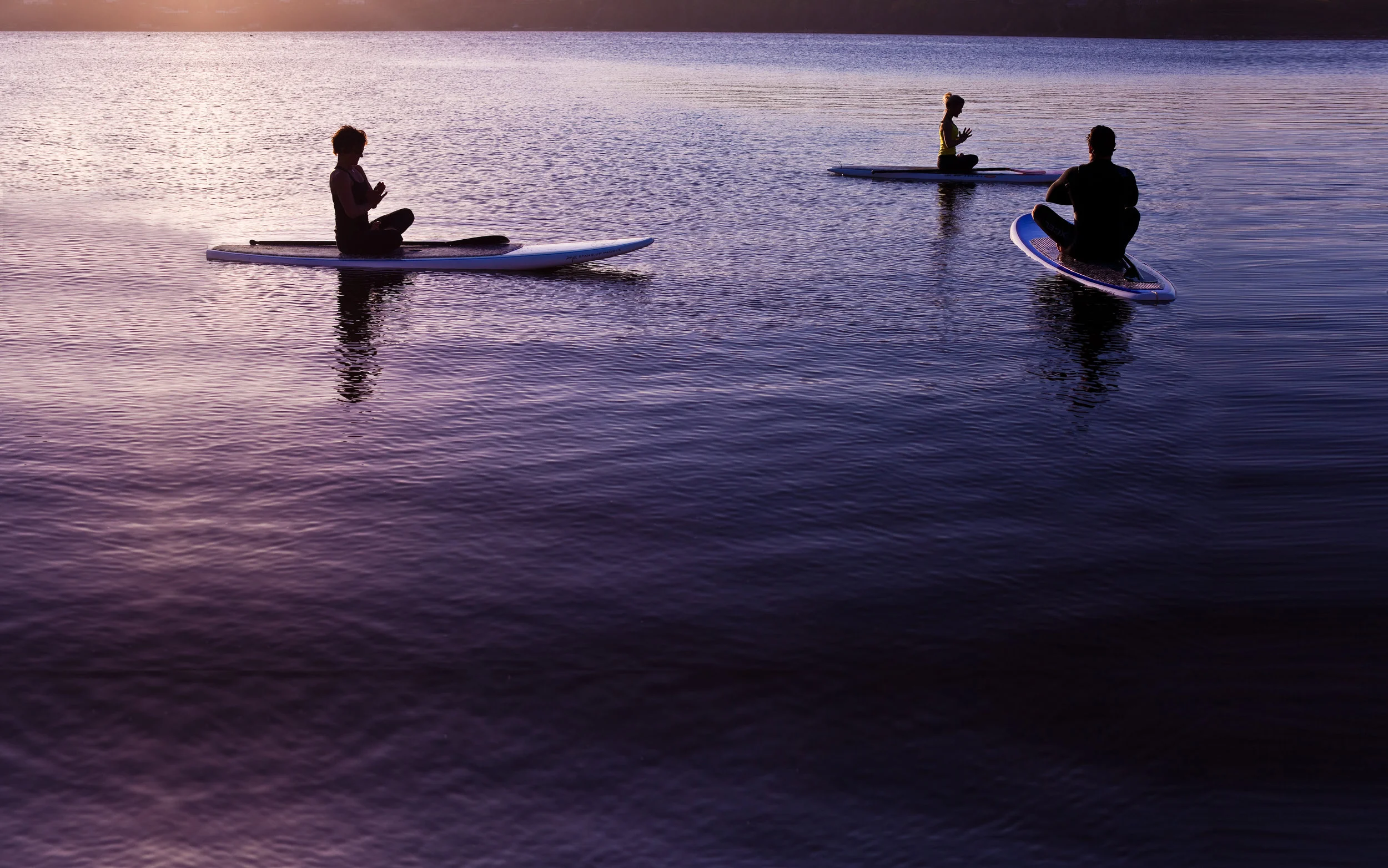 SUP Meditation at Sunset
