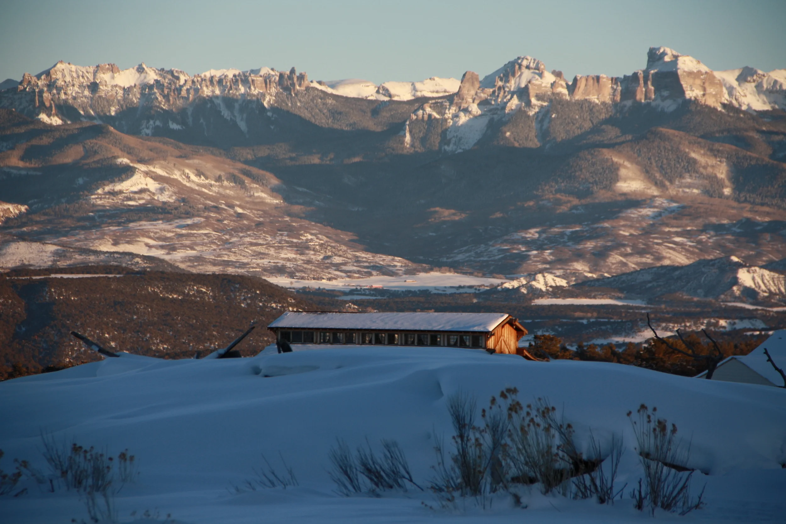 Under a thick blanket of snow
