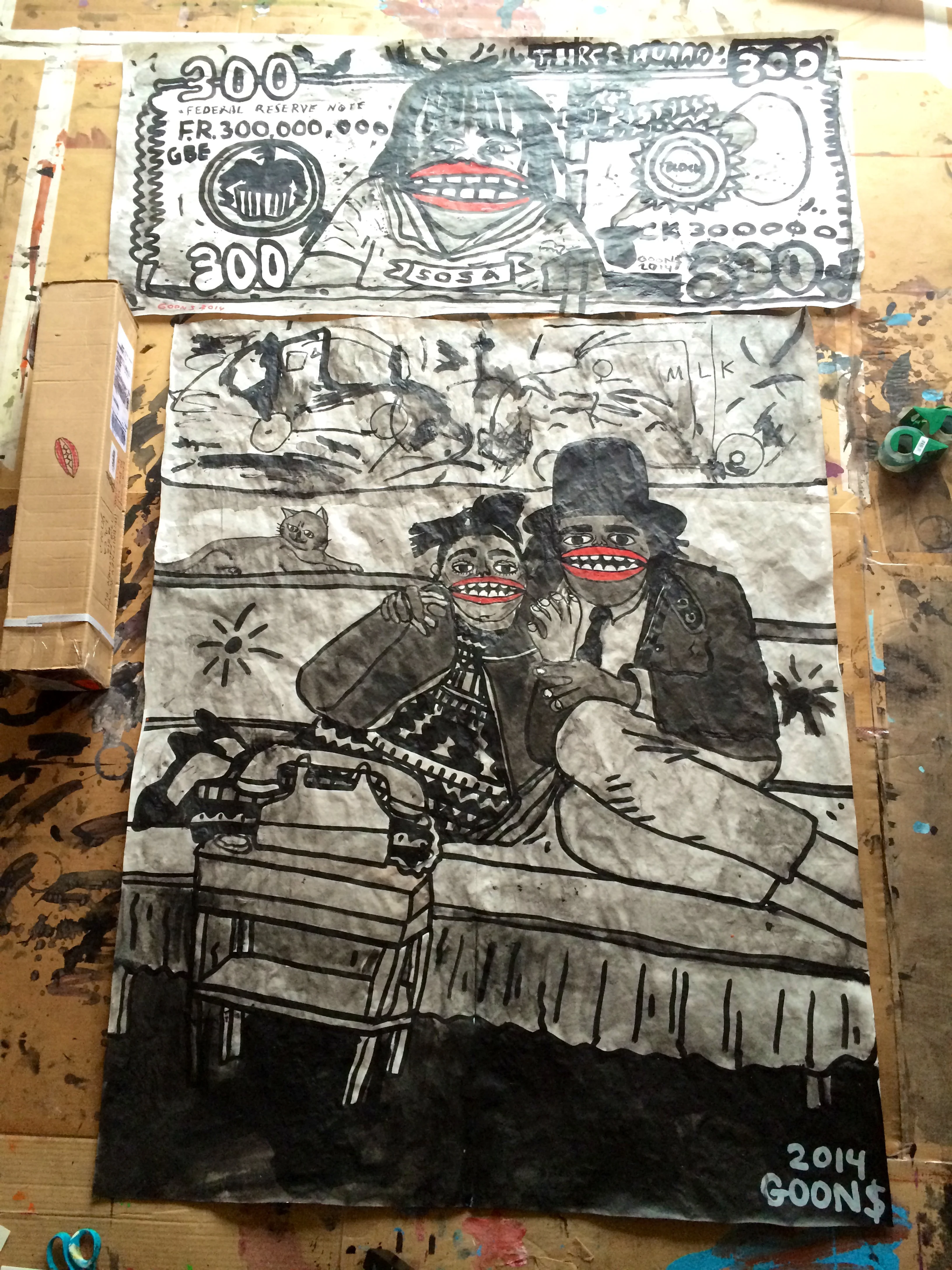 $300 & Madonna and Basquiat. 