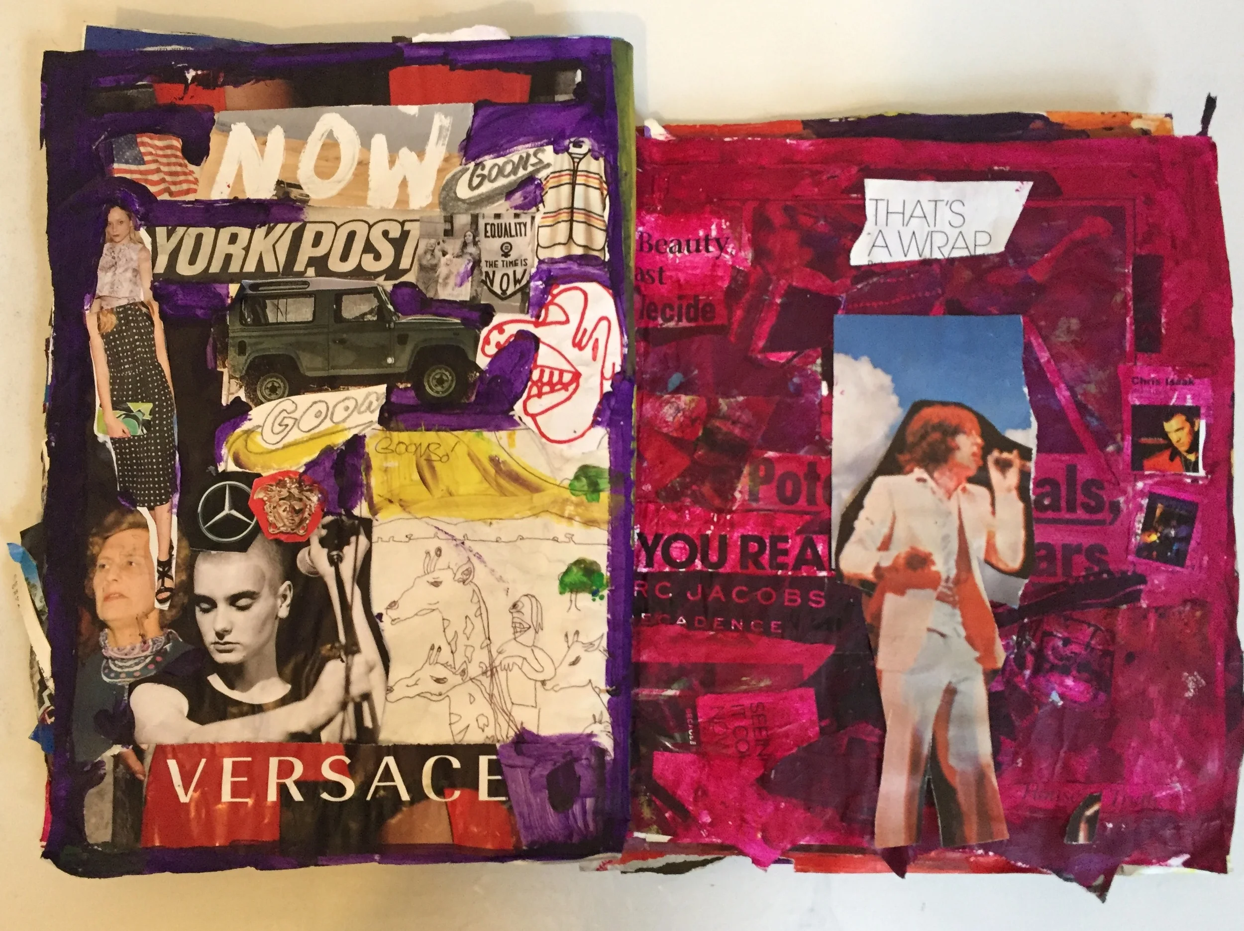 The '8 BILLION' zine page 13 & 14, 2015. GOONS
