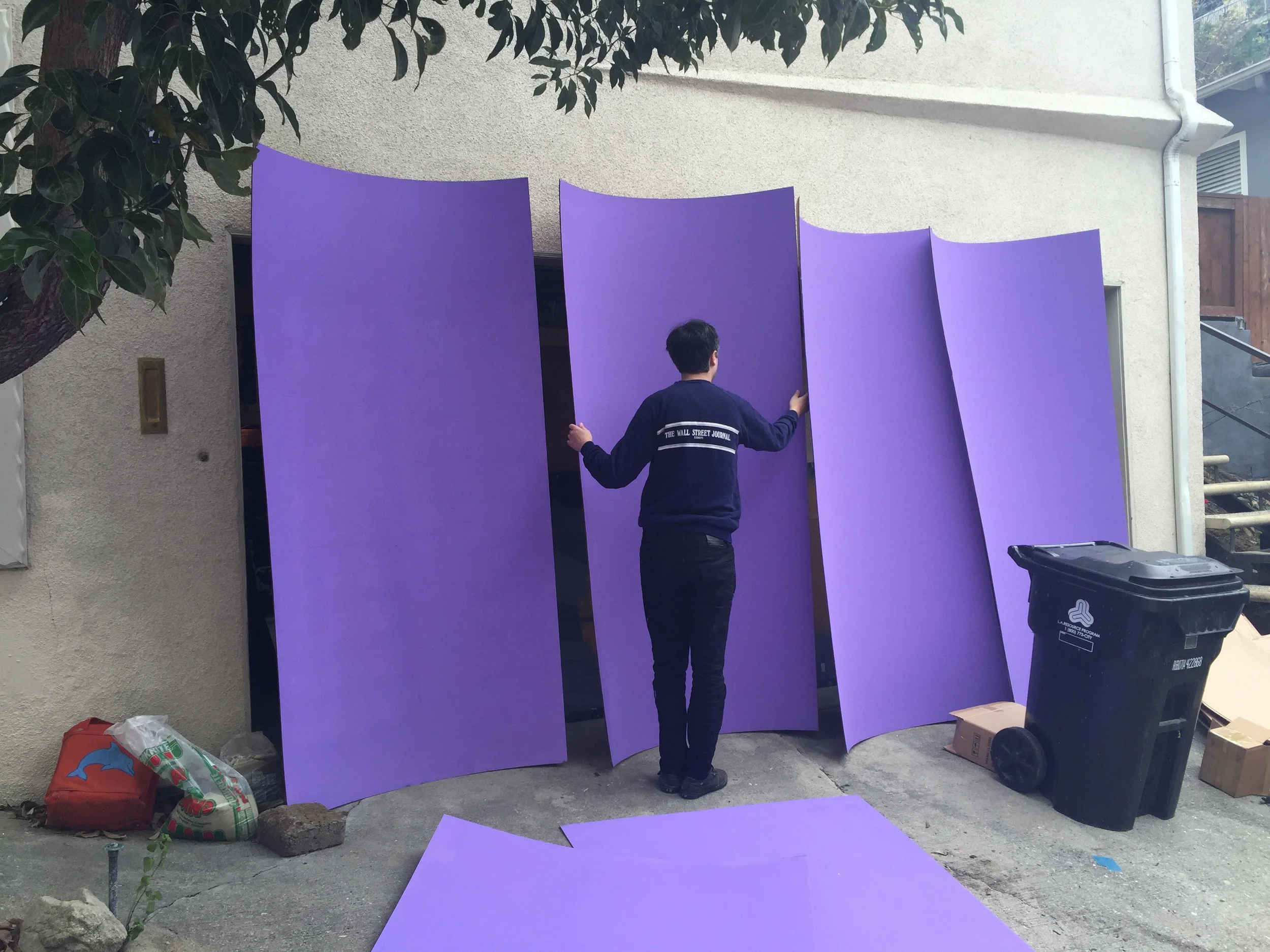 Purple walls, purple walls...