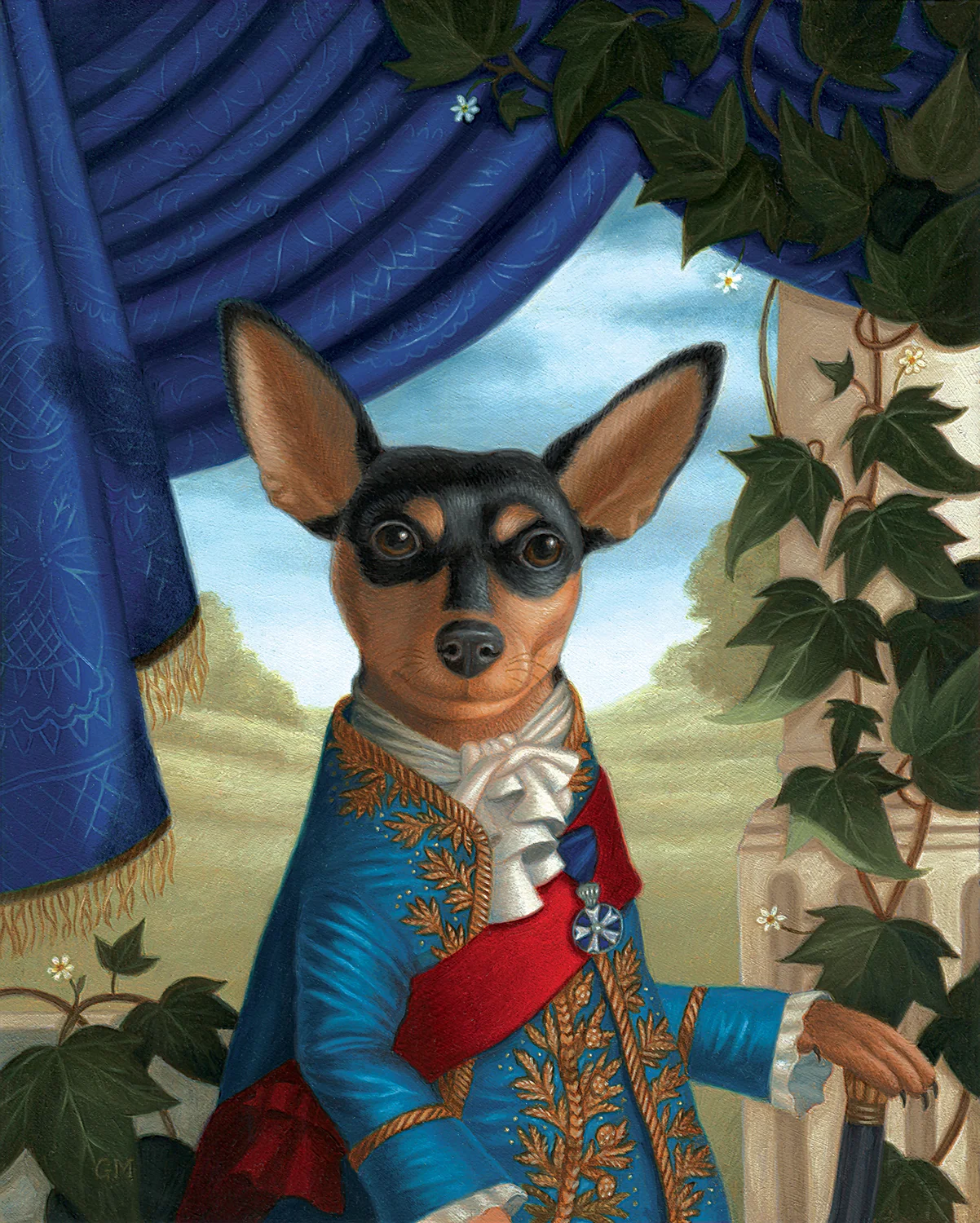  This handsome fellow is a portrait of Enzo! Private commission. Oil on panel, 8"x10"  Not for sale. 
