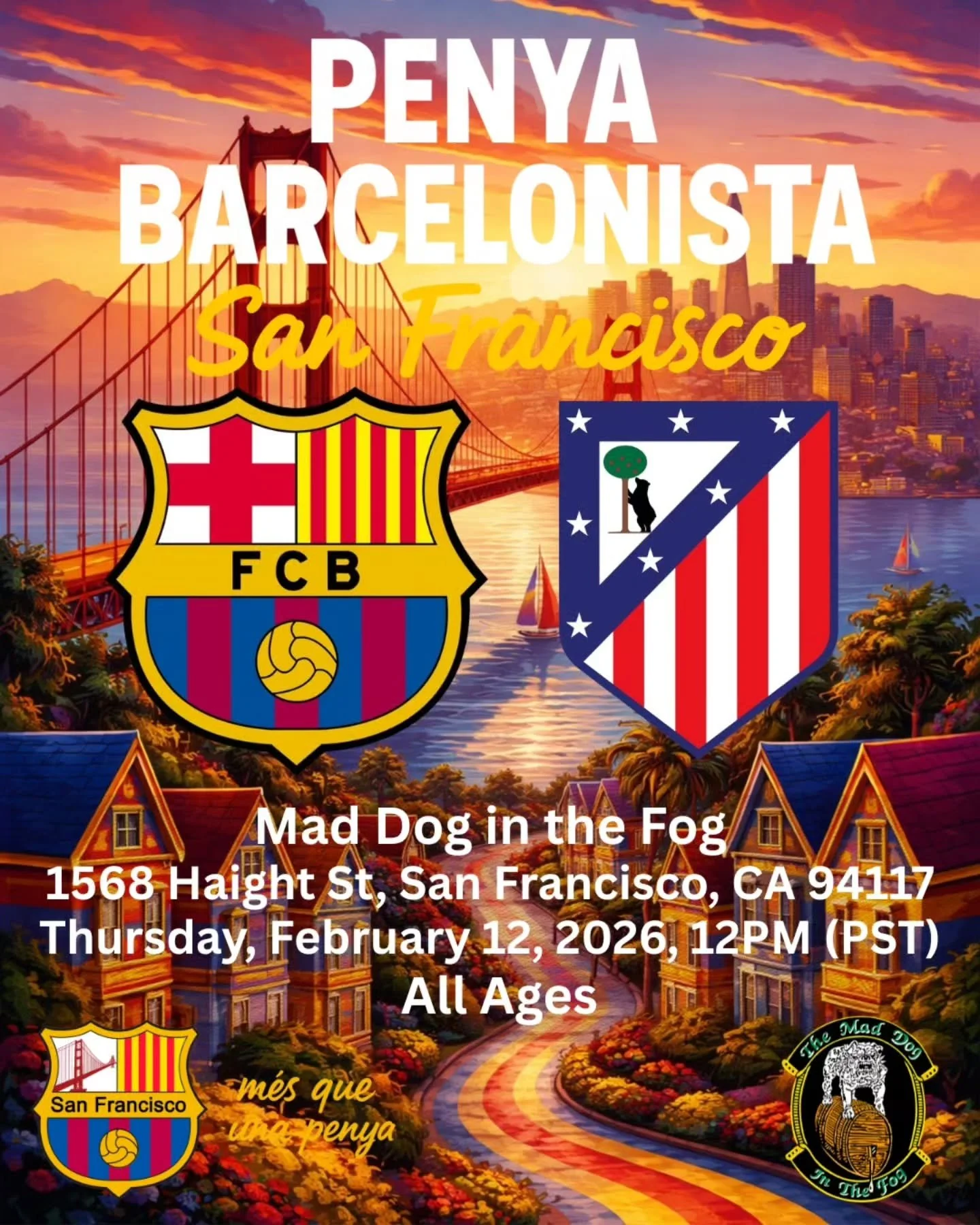 Bay Area Cul&eacute;s, 🌉 🔵🔴

FC Barcelona takes on Atl&eacute;tico Madrid for the first leg. Let's start the Road to the Copa del Rey final strong. This is one you need to experience with your Penya!
💙❤️💙❤️

Big moments need big energy. Show up 