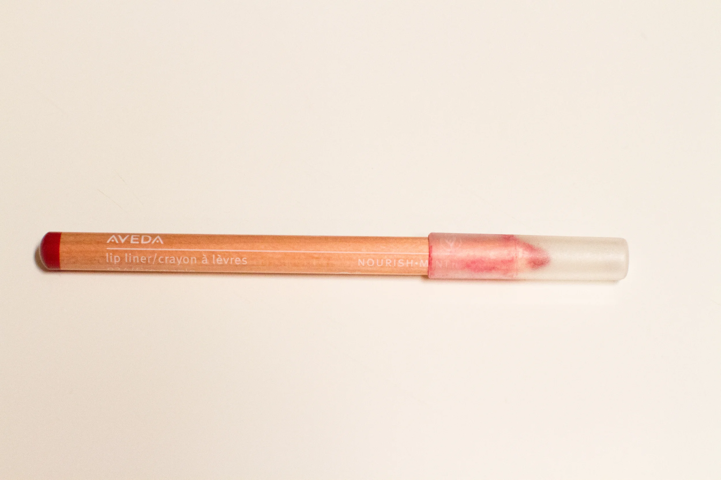 Nourish-mint lip definer in the shade fire maple (20): This has been my go to red lip for awhile now. I love a good classic red lip. It can dress up even the most basic makeup look and can be worn on almost any occasion (actually ANY occasion if you want my personal opinion:). I actually outline and shade in my entire lip with this. It has great color and a beautiful matte finish. They use candlelilla and carnuba to help reduce feathering and increase wear. They also use jojoba oil and coconut to help keep the lips moisturized. 